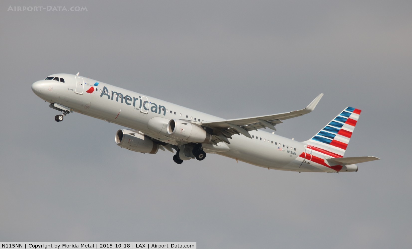 N115NN, 2014 Airbus A321-231 C/N 6063, American