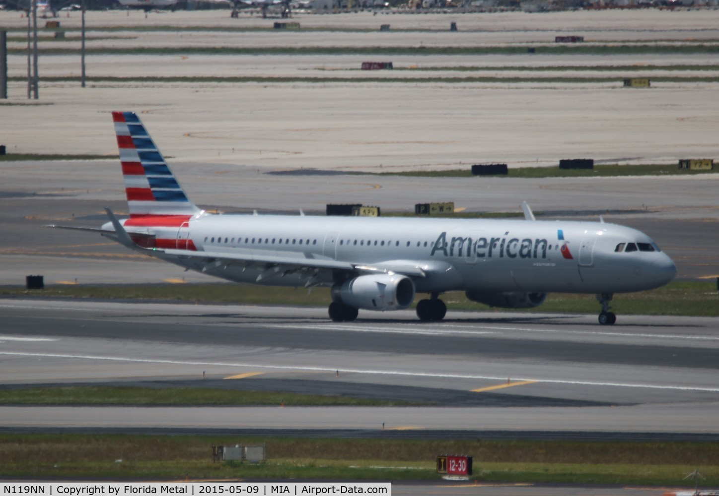 N119NN, 2014 Airbus A321-231 C/N 6222, American