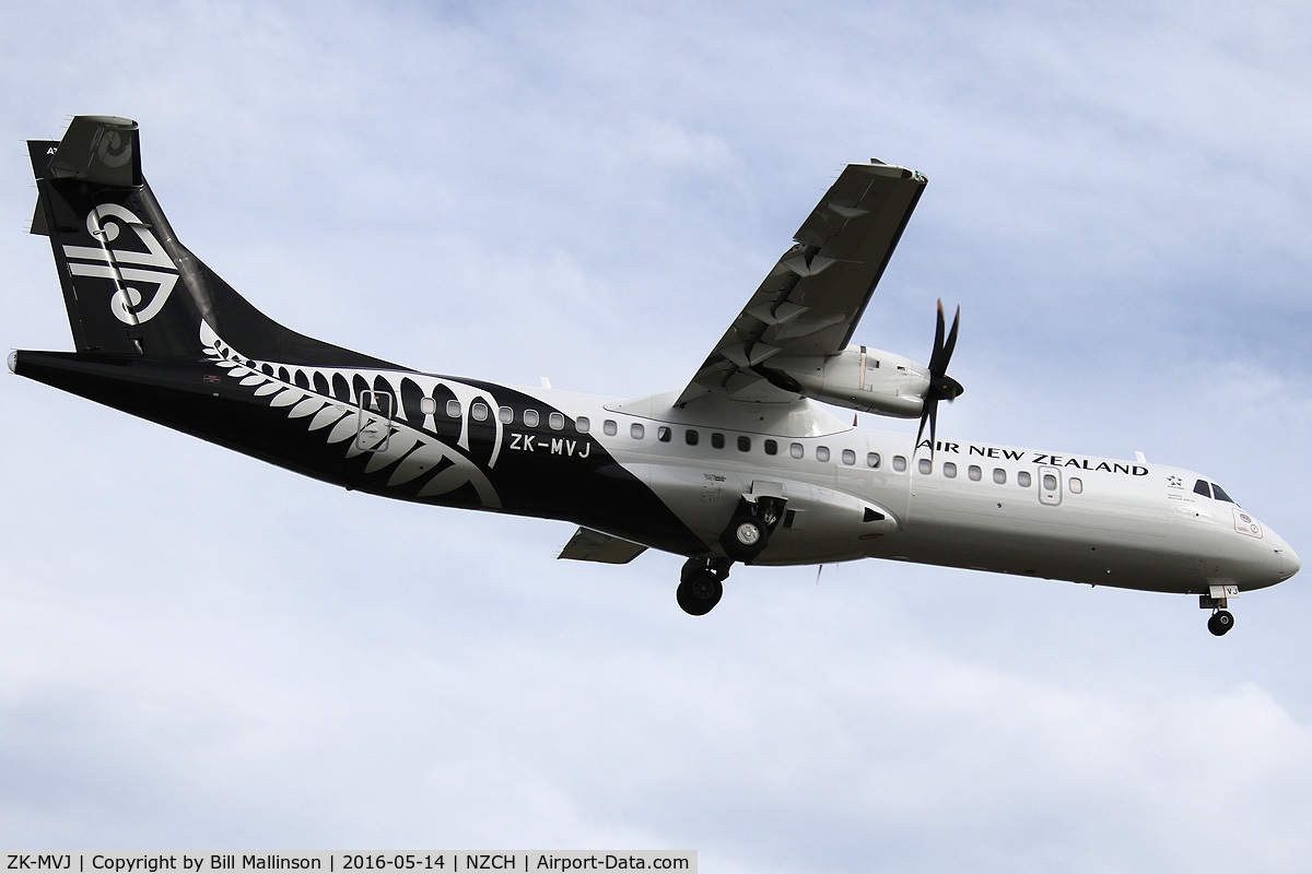 ZK-MVJ, 2016 ATR 72-600 (72-212A) C/N 1319, NZ5019 from WLG