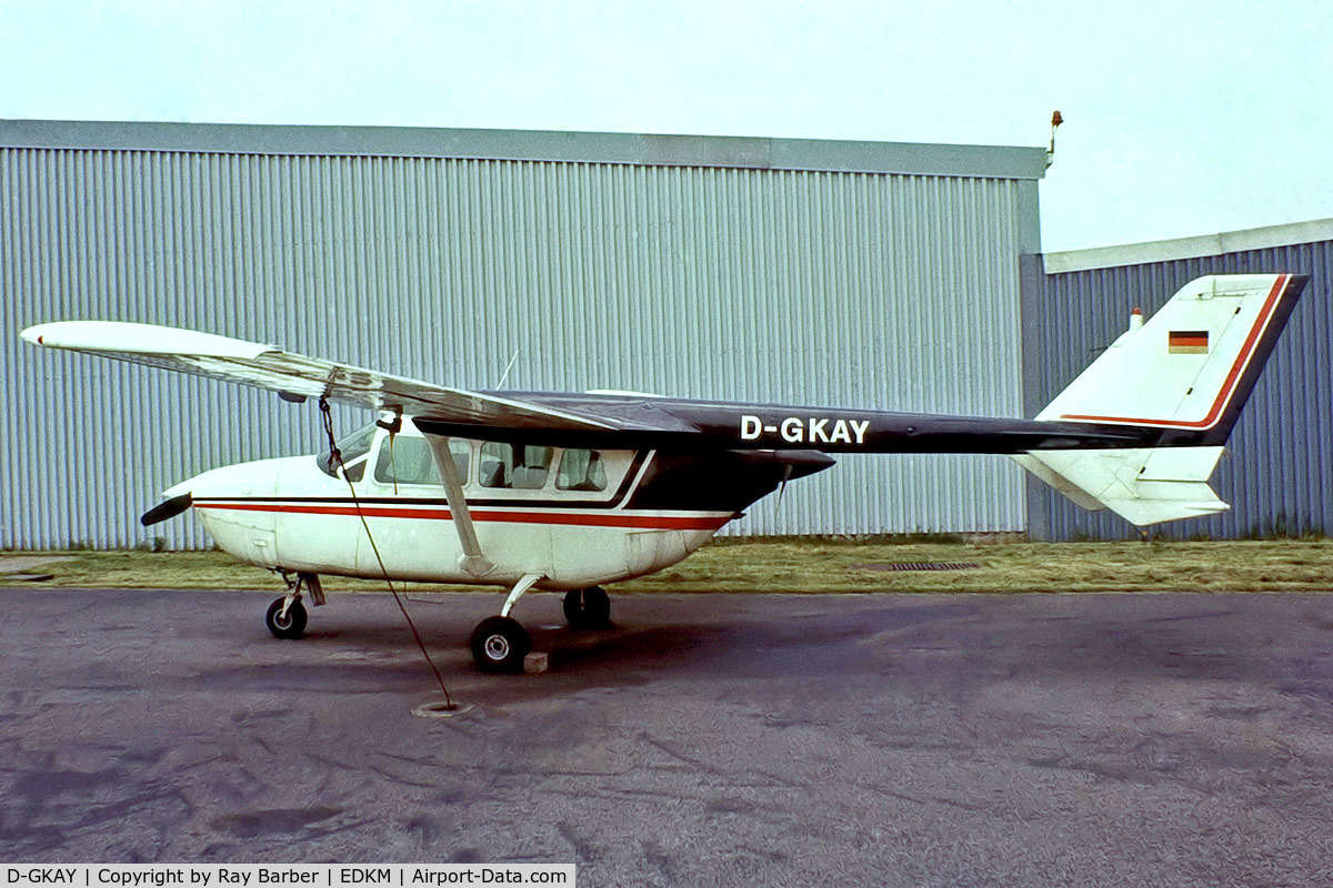 D-GKAY, Cessna 337 Super Skymaster C/N 337-0096, Cessna 337 Super Skymaster [337-0096] Marl~D 13/05/1978. From a slide.