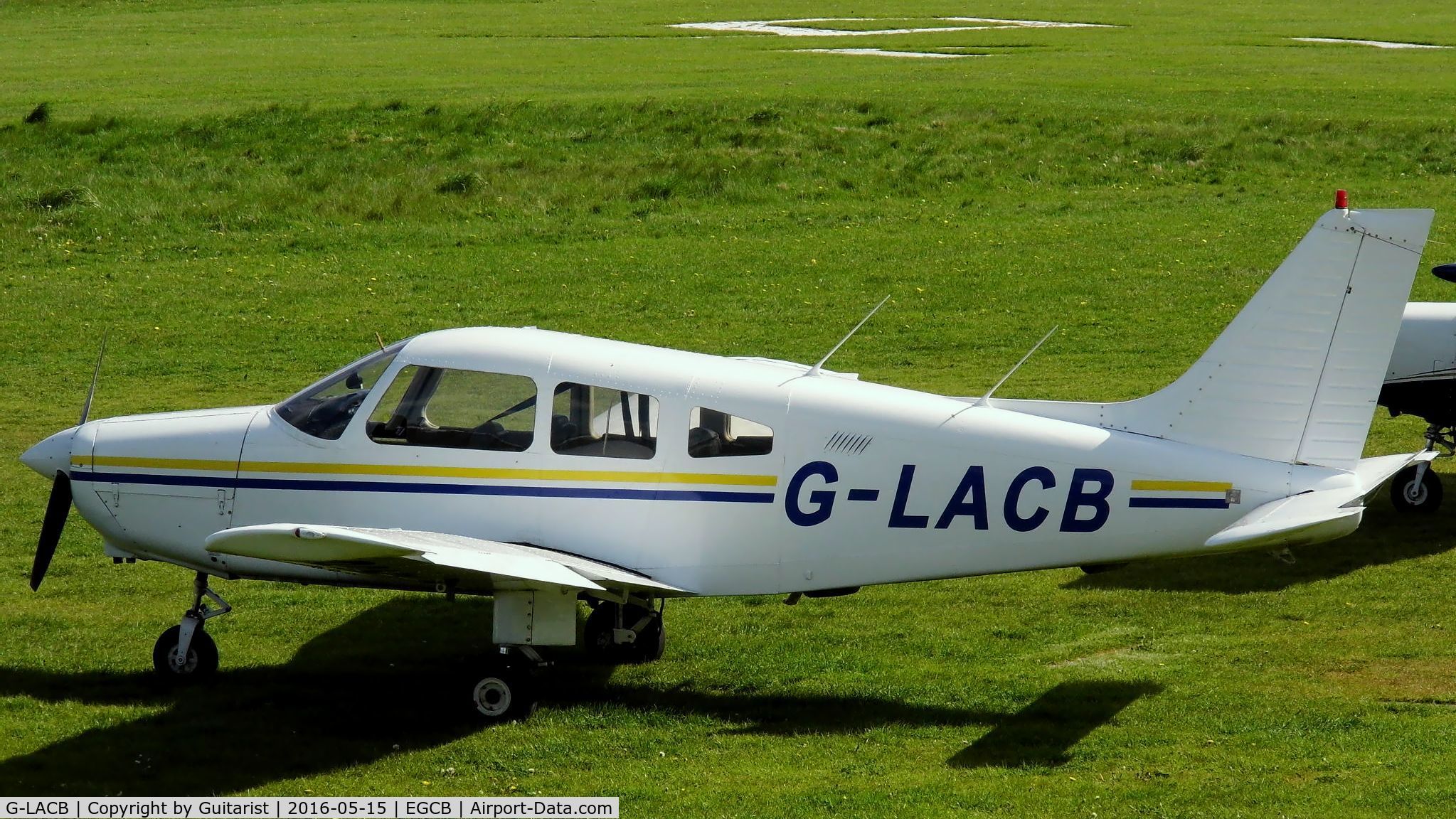 G-LACB, 1982 Piper PA-28-161 Cherokee C/N 28-8216035, City Airport Manchester