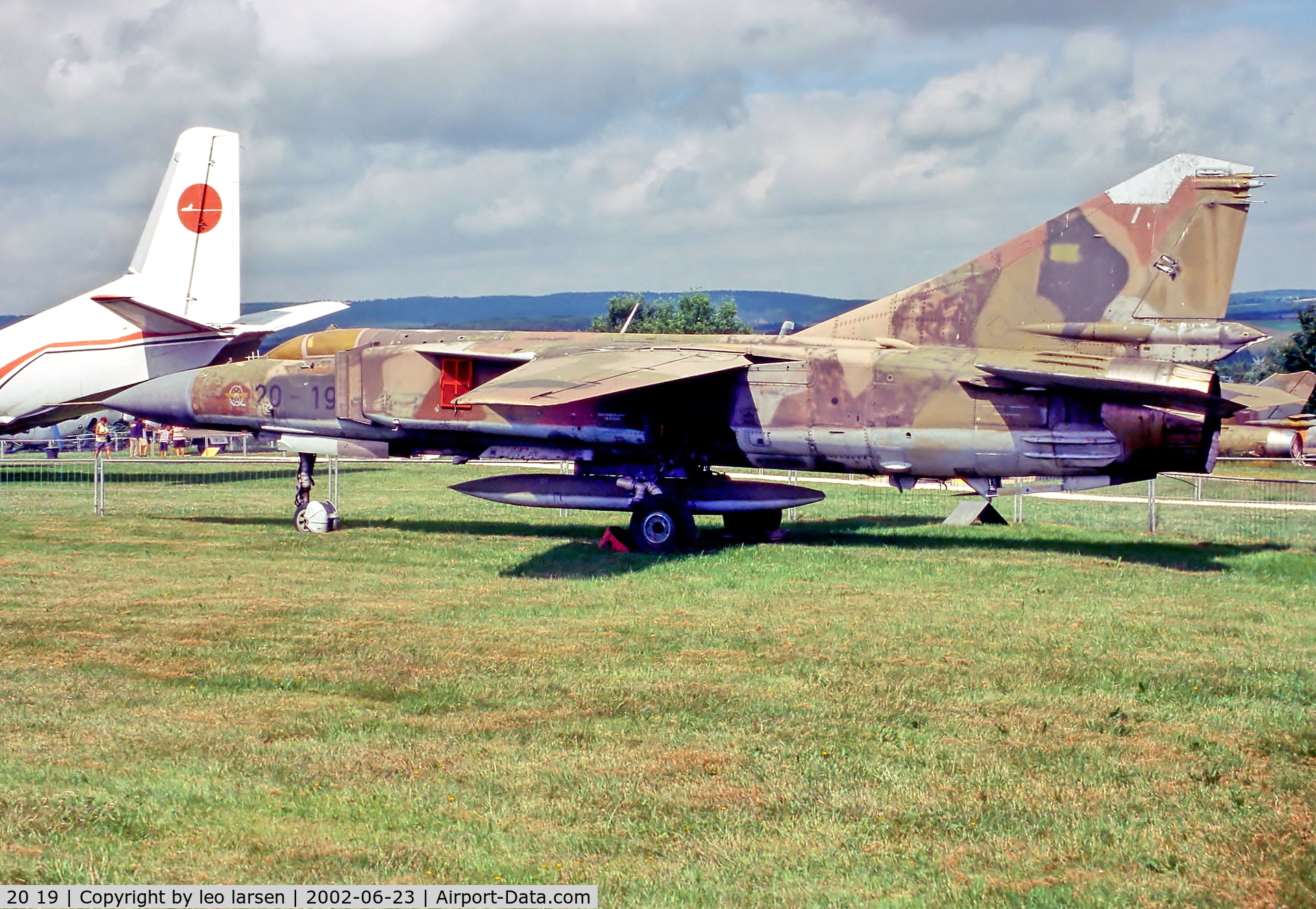 20 19, Mikoyan-Gurevich MiG-23ML C/N 0390324617, Hermeskeil Museum 23.6.02