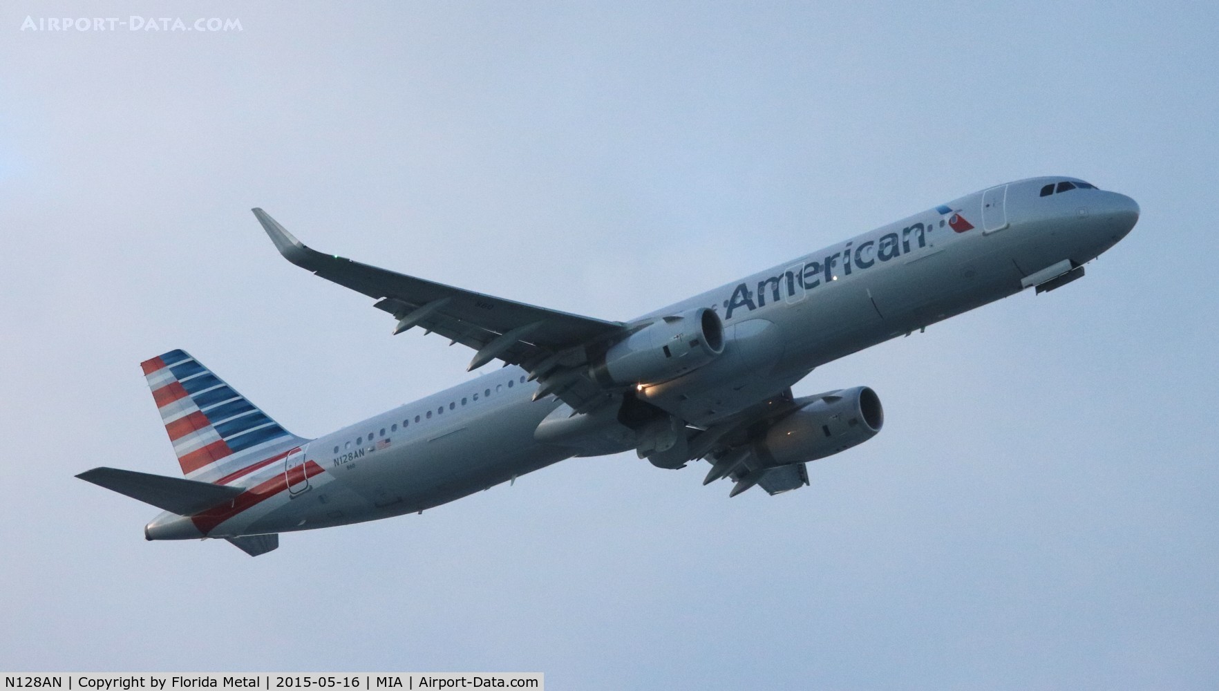 N128AN, 2014 Airbus A321-231 C/N 6346, American