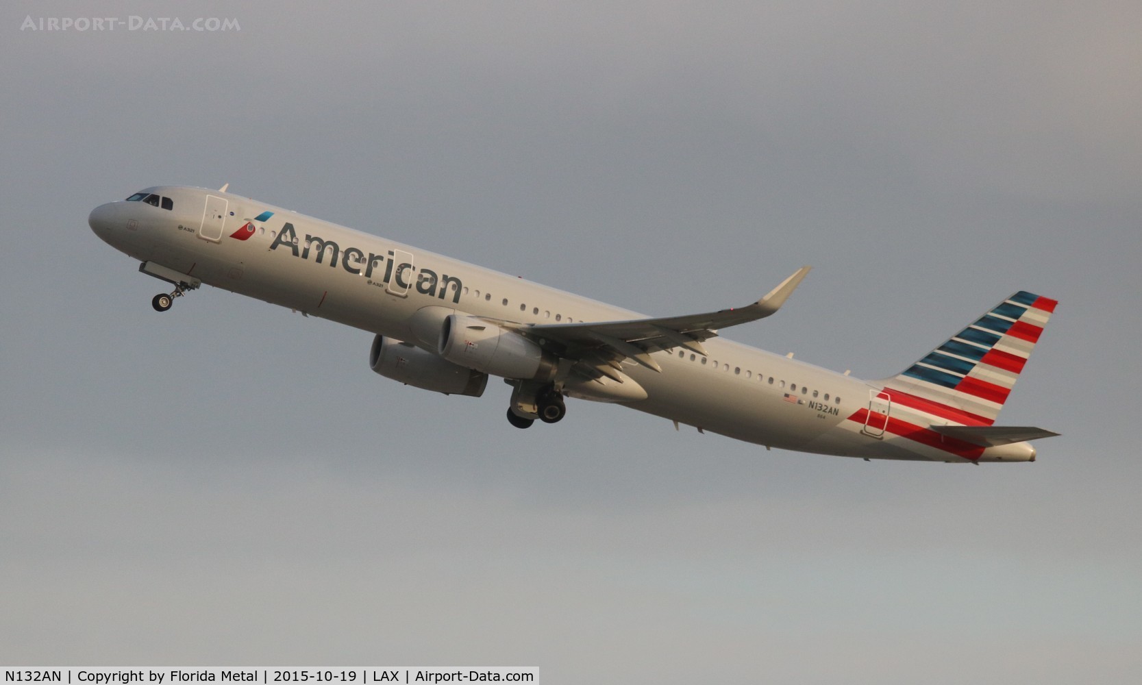 N132AN, 2015 Airbus A321-231 C/N 6473, American
