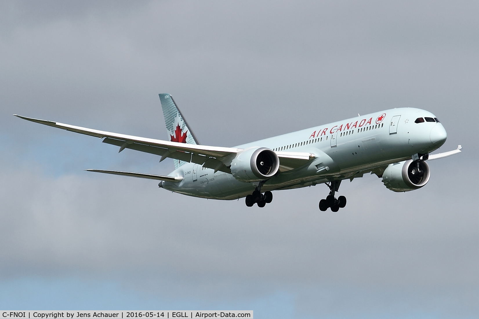 C-FNOI, 2015 Boeing 787-9 Dreamliner C/N 35268, Arriving from Calgary