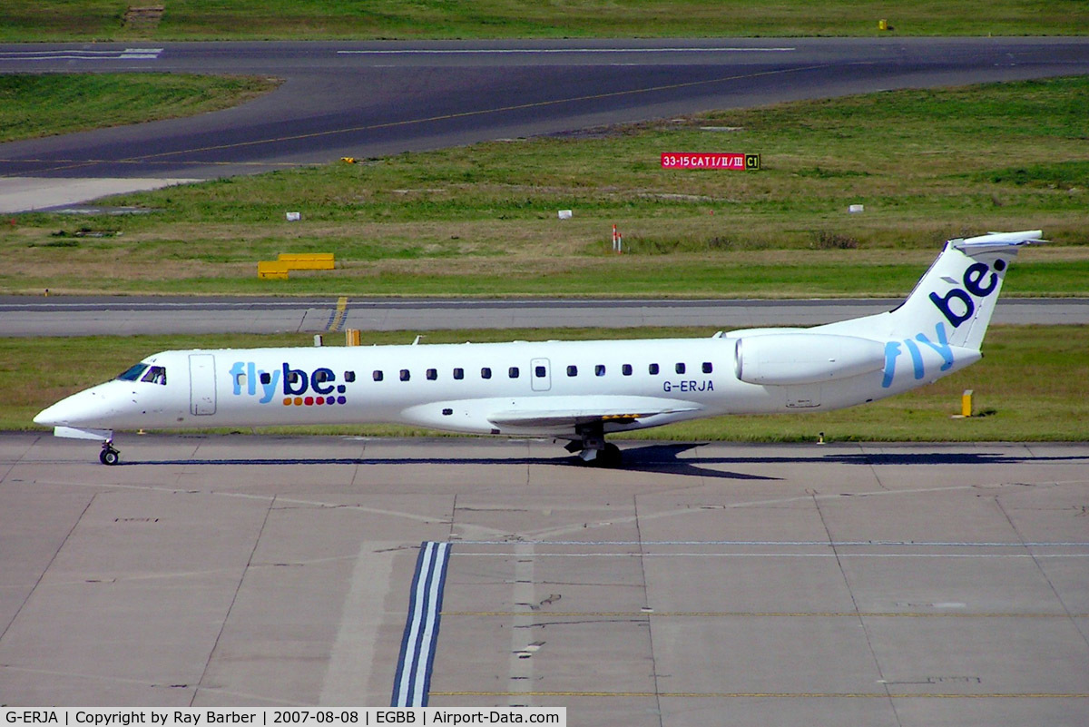 G-ERJA, 2000 Embraer EMB-145EP (ERJ-145EP) C/N 145229, Embraer ERJ-145EP [145229] (Flybe) Birmingham Int'l~G 08/08/2007