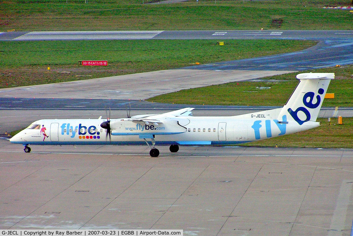 G-JECL, 2005 De Havilland Canada DHC-8-402Q Dash 8 C/N 4114, De Havilland Canada DHC-8Q-402 [4114] (Flybe) Birmingham Int'l~G 23/03/2007