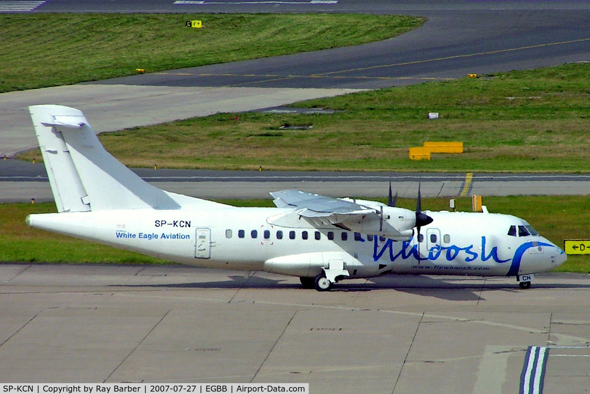 SP-KCN, 1995 ATR 42-320 C/N 409, Aerospatiale ATR-42-320 [409] (White Eagle Aviation) Birmingham Int'l~G 27/07/2007