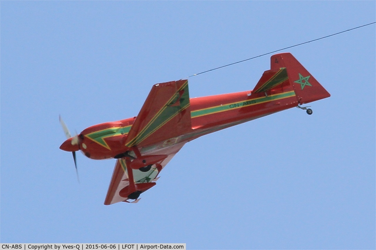 CN-ABS, Mudry CAP-232 C/N 36, Royal Moroccan Air Force Mudry CAP-232, N° 4 of Aerobatic Team Marche Verte 2015, Tours-St Symphorien Air Base 705 (LFOT-TUF) Open day 2015