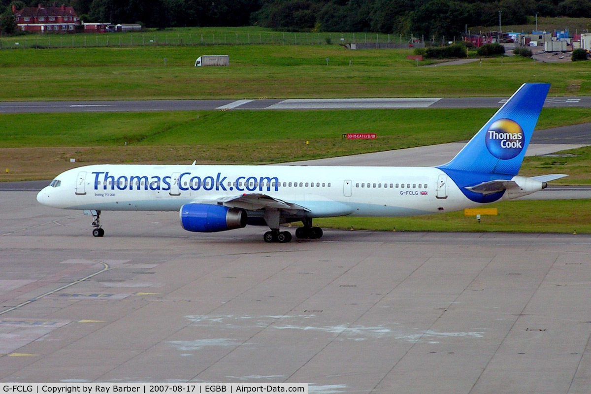 G-FCLG, 1988 Boeing 757-28A C/N 24367, Boeing 757-28A [24367] (Thomas Cook Airlines) Birmingham Int'l~G 17/08/2007