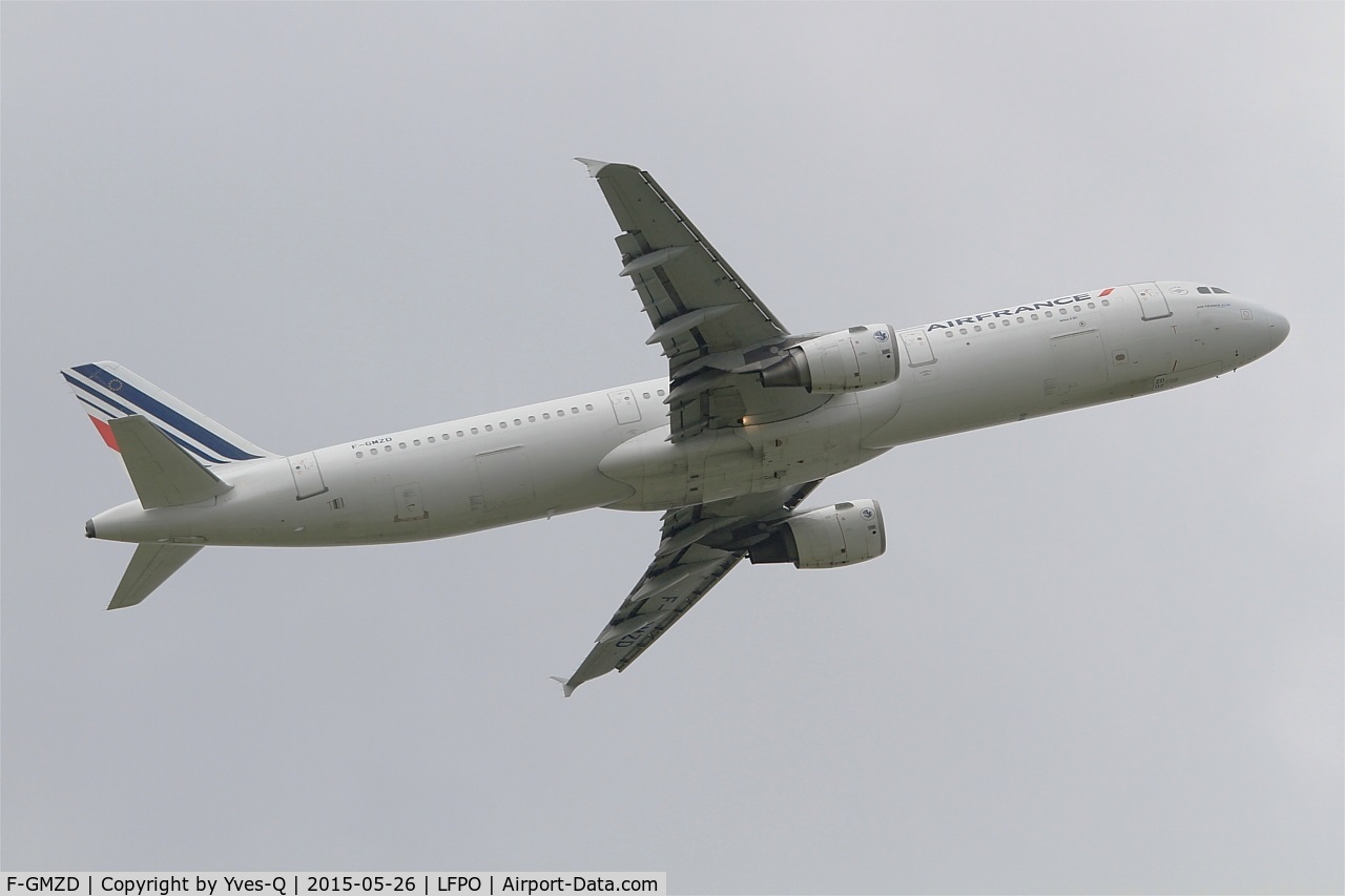 F-GMZD, 1995 Airbus A321-111 C/N 0529, Airbus A321-111, Take off Rwy 08, Paris-Orly Airport (LFPO-ORY)