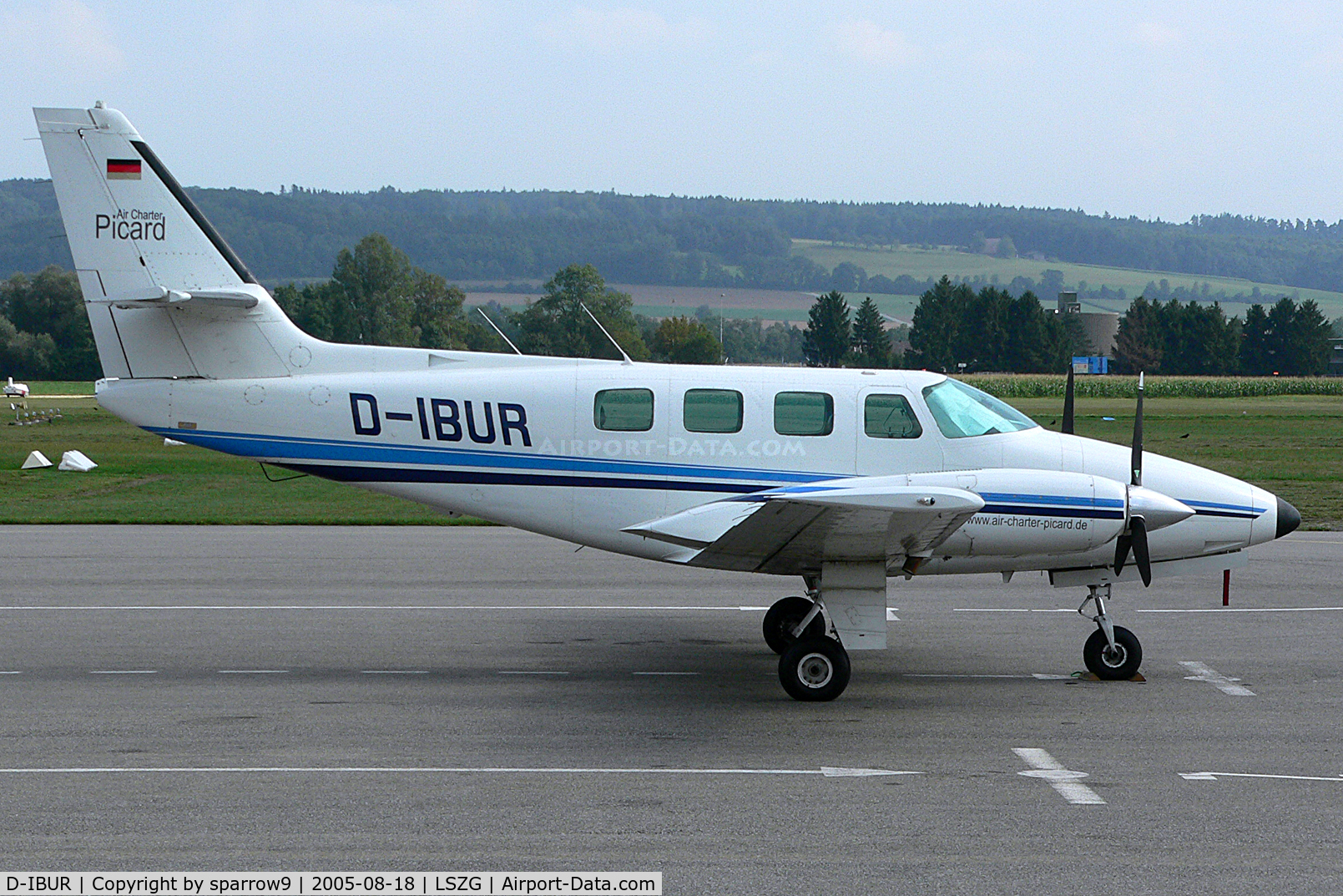 D-IBUR, 1982 Cessna T303 Crusader C/N T30300079, Parked for some short time