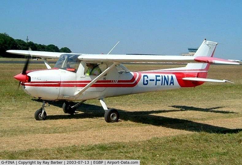 G-FINA, 1972 Reims F150L C/N 0826, R/Cessna F.150L [0826] Kemble~G 13/07/2003