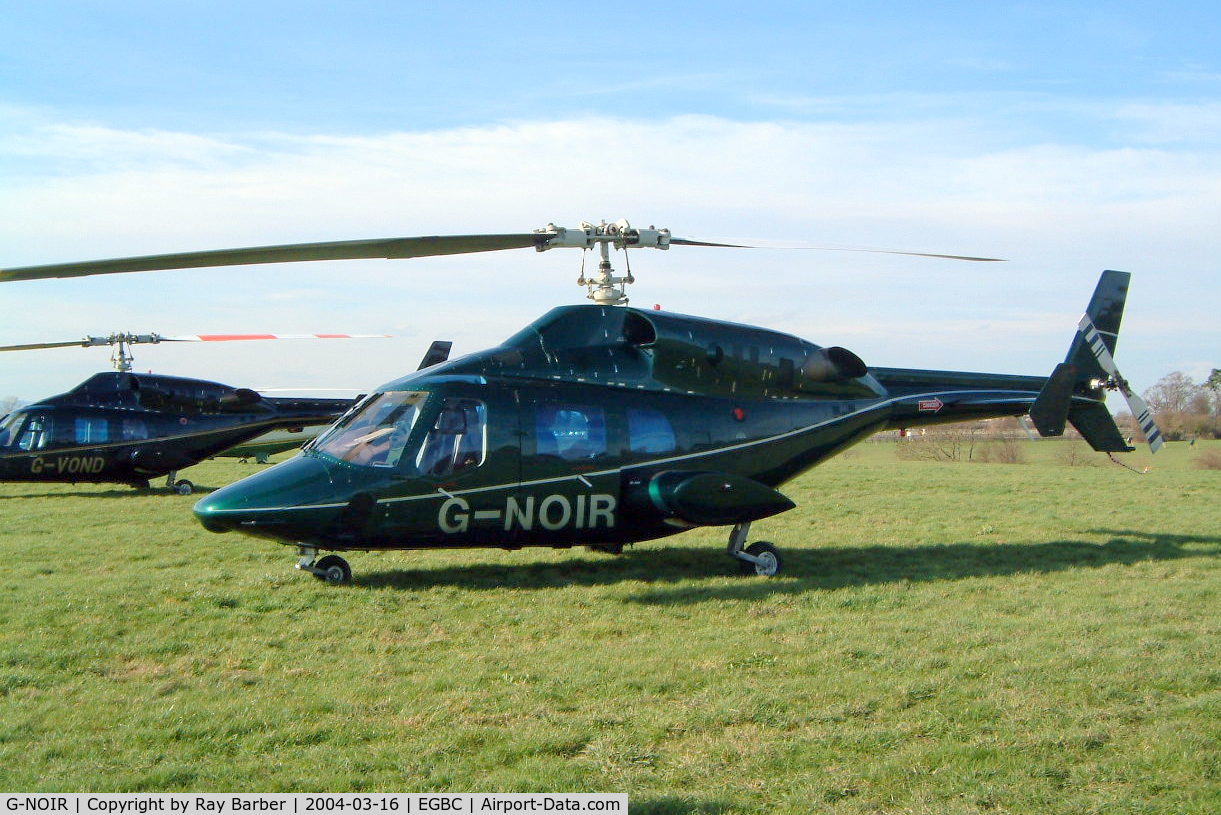 G-NOIR, 1980 Bell 222 C/N 47031, Bell 222A [47031] Cheltenham~G 16/03/2004