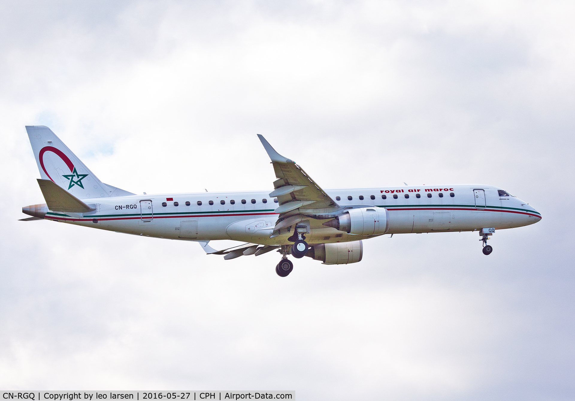 CN-RGQ, 2014 Embraer 190AR (ERJ-190-100IGW) C/N 19000682, Copenhagen 27.5.16