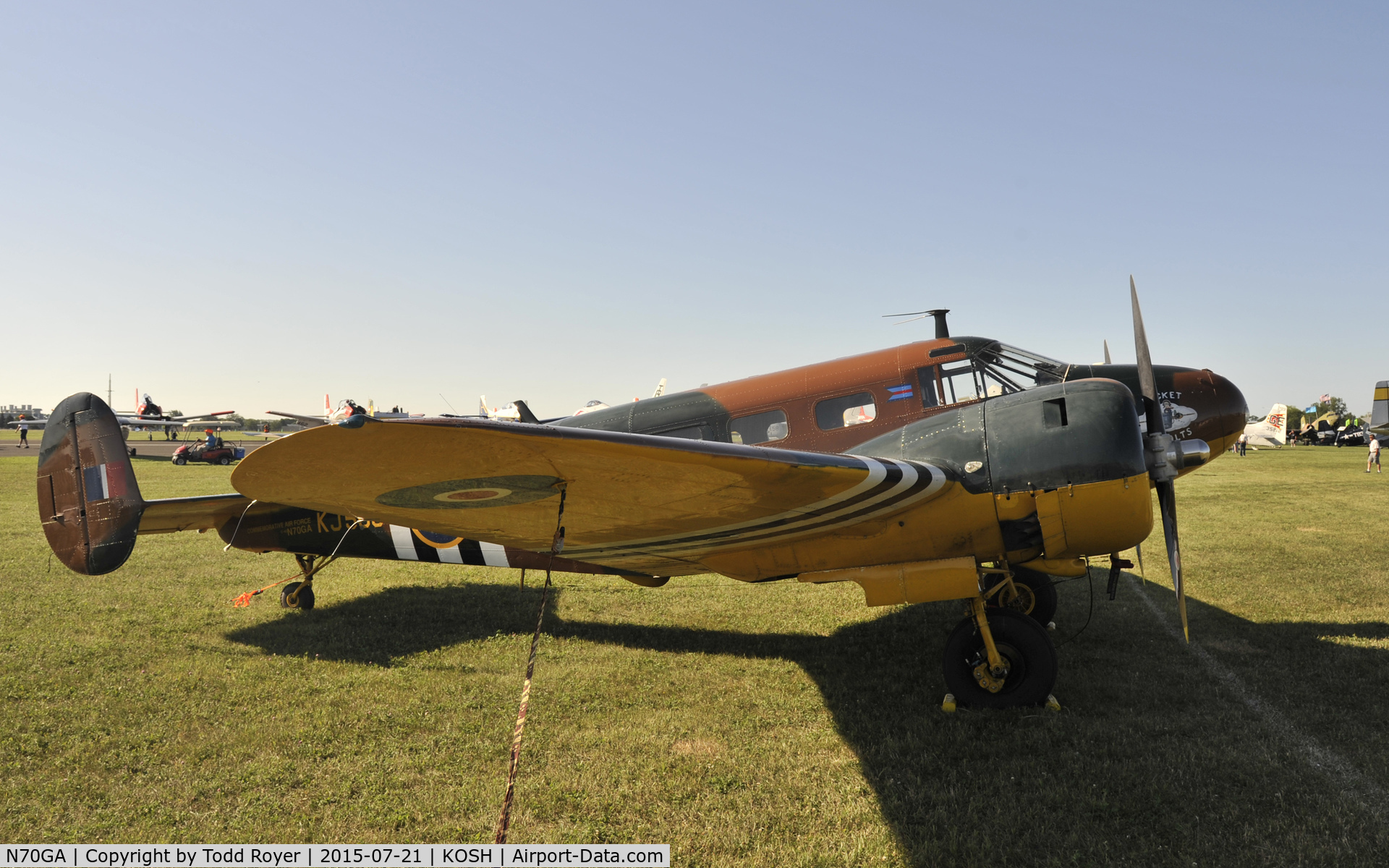 N70GA, 1946 Beech D18S C/N A-177, Airventure 2015