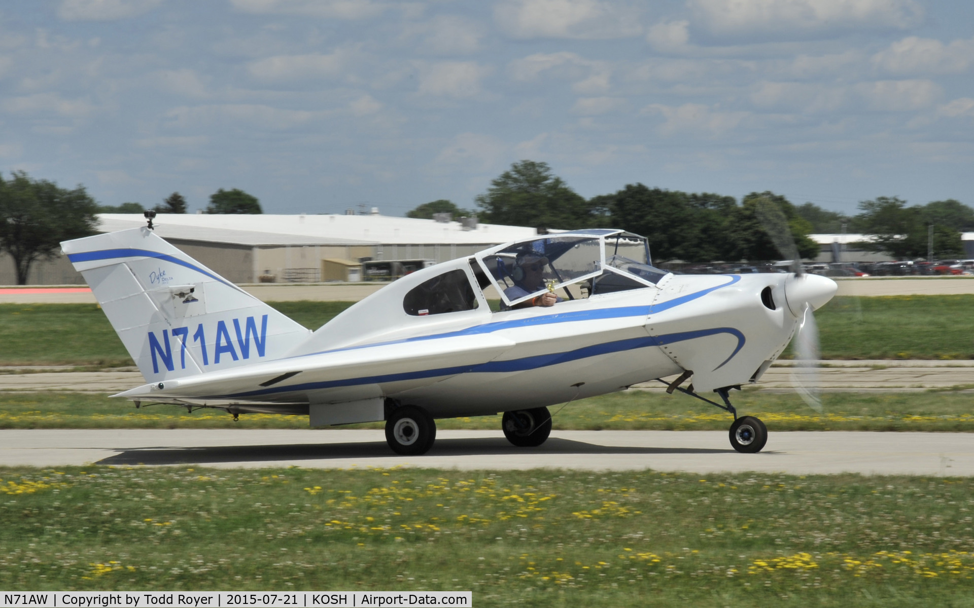 N71AW, 2010 Dyke JD-2 Delta C/N 1123, Airventure 2015