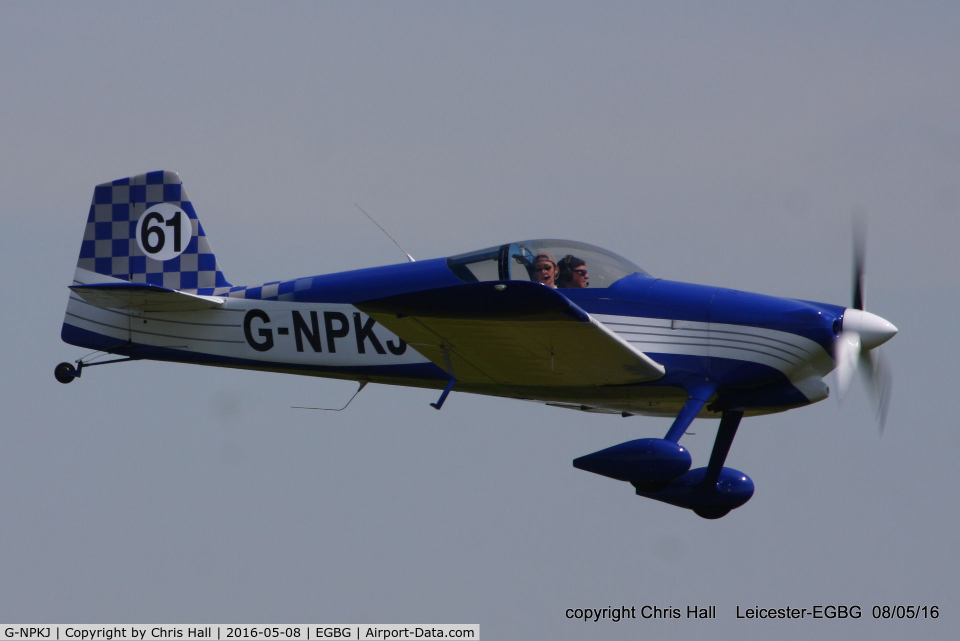 G-NPKJ, 1998 Vans RV-6 C/N PFA 181-13138, Royal Aero Club air race at Leicester