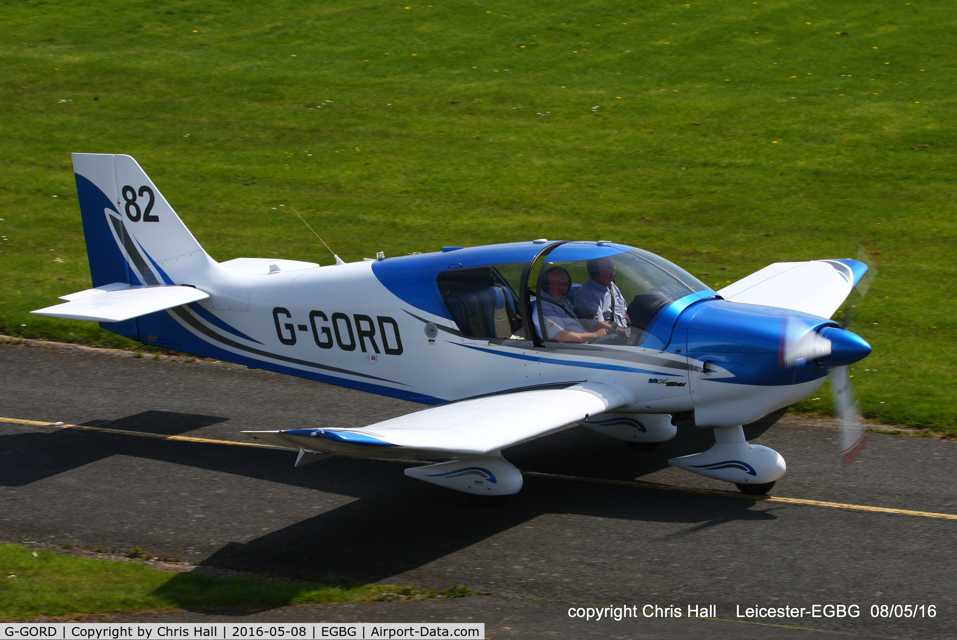 G-GORD, 2014 Robin DR-400-140B Major Major C/N 2669, Royal Aero Club air race at Leicester