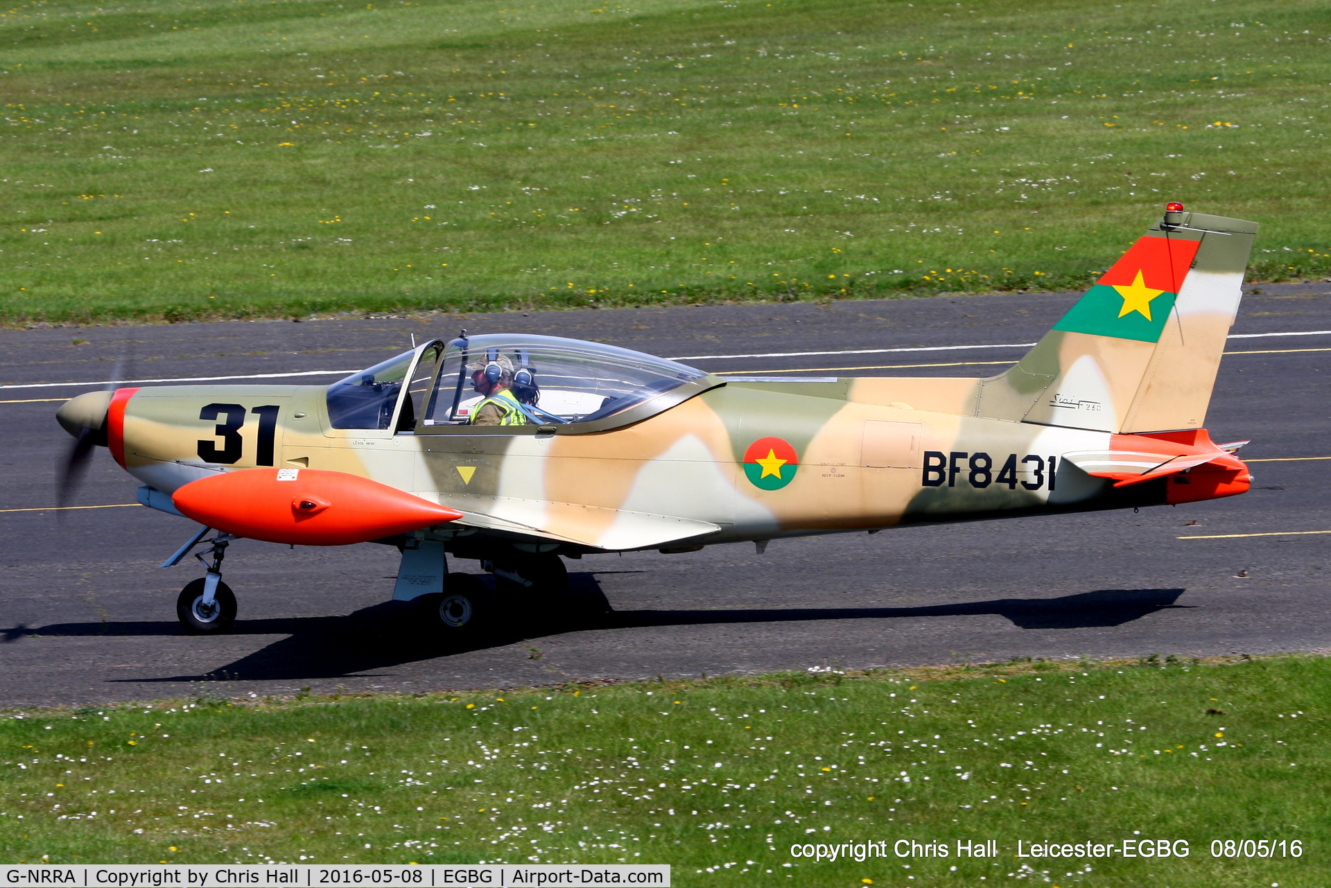 G-NRRA, 1968 SIAI-Marchetti SF-260W Warrior C/N 116, Royal Aero Club air race at Leicester