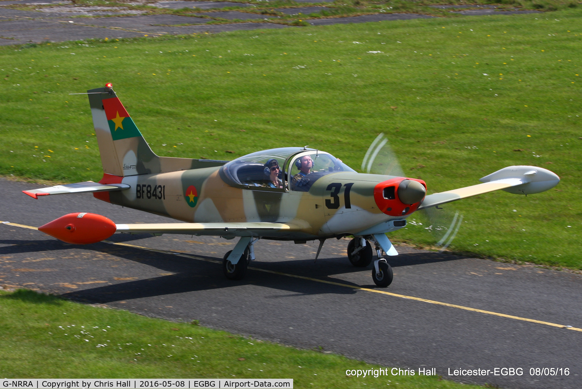 G-NRRA, 1968 SIAI-Marchetti SF-260W Warrior C/N 116, Royal Aero Club air race at Leicester
