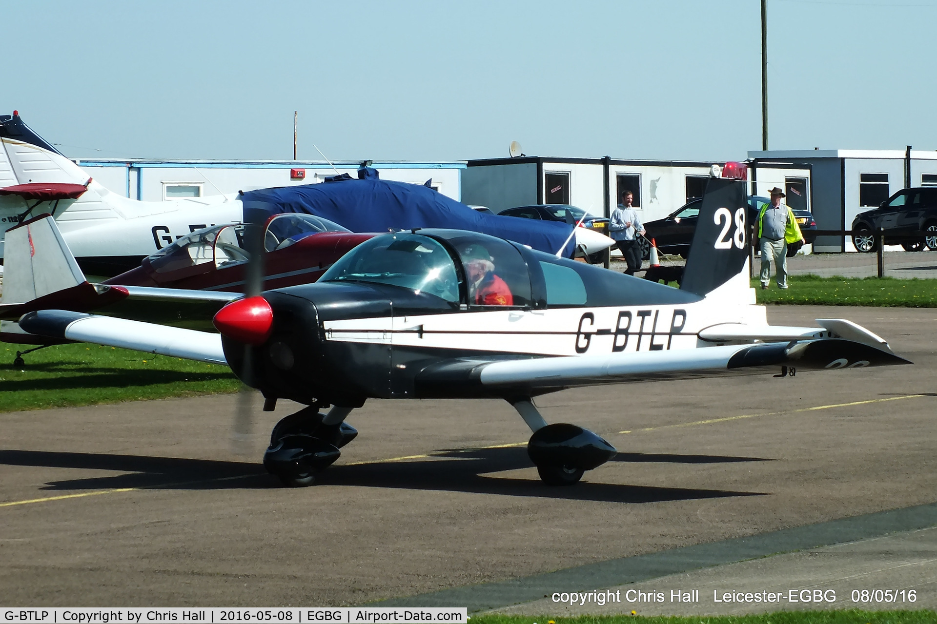 G-BTLP, 1977 Grumman American AA-1C Lynx C/N AA1C-0109, Royal Aero Club air race at Leicester