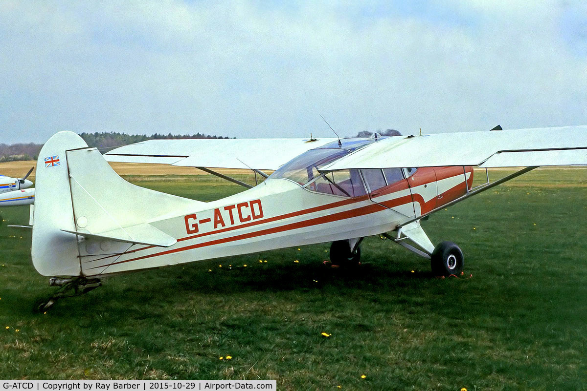 G-ATCD, 1965 Beagle D-5/180 Husky C/N 3683, Beagle D.5/180 Husky [3683] (Place & Date Unknown)~G From a slide.