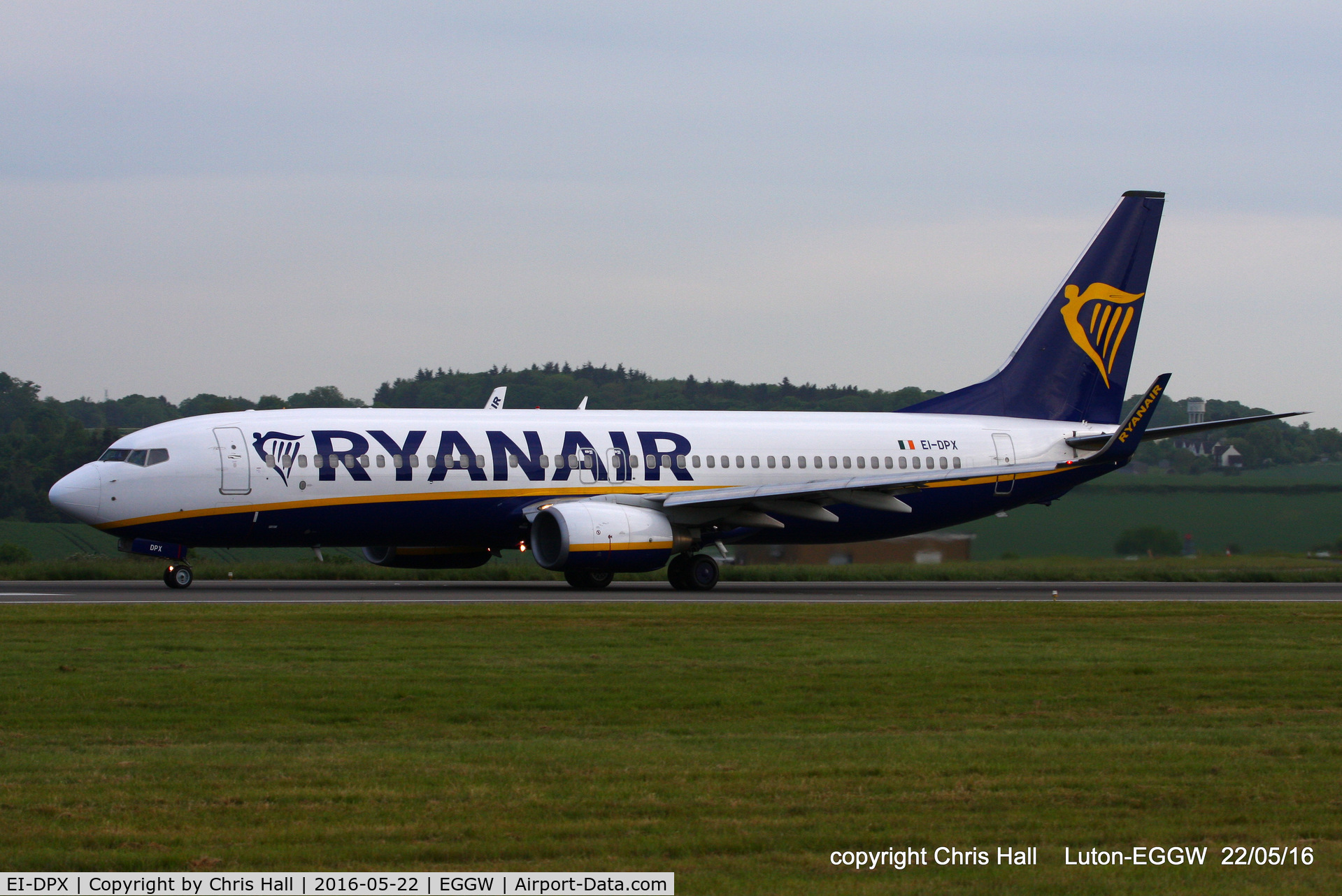 EI-DPX, 2007 Boeing 737-8AS C/N 35553, Ryanair