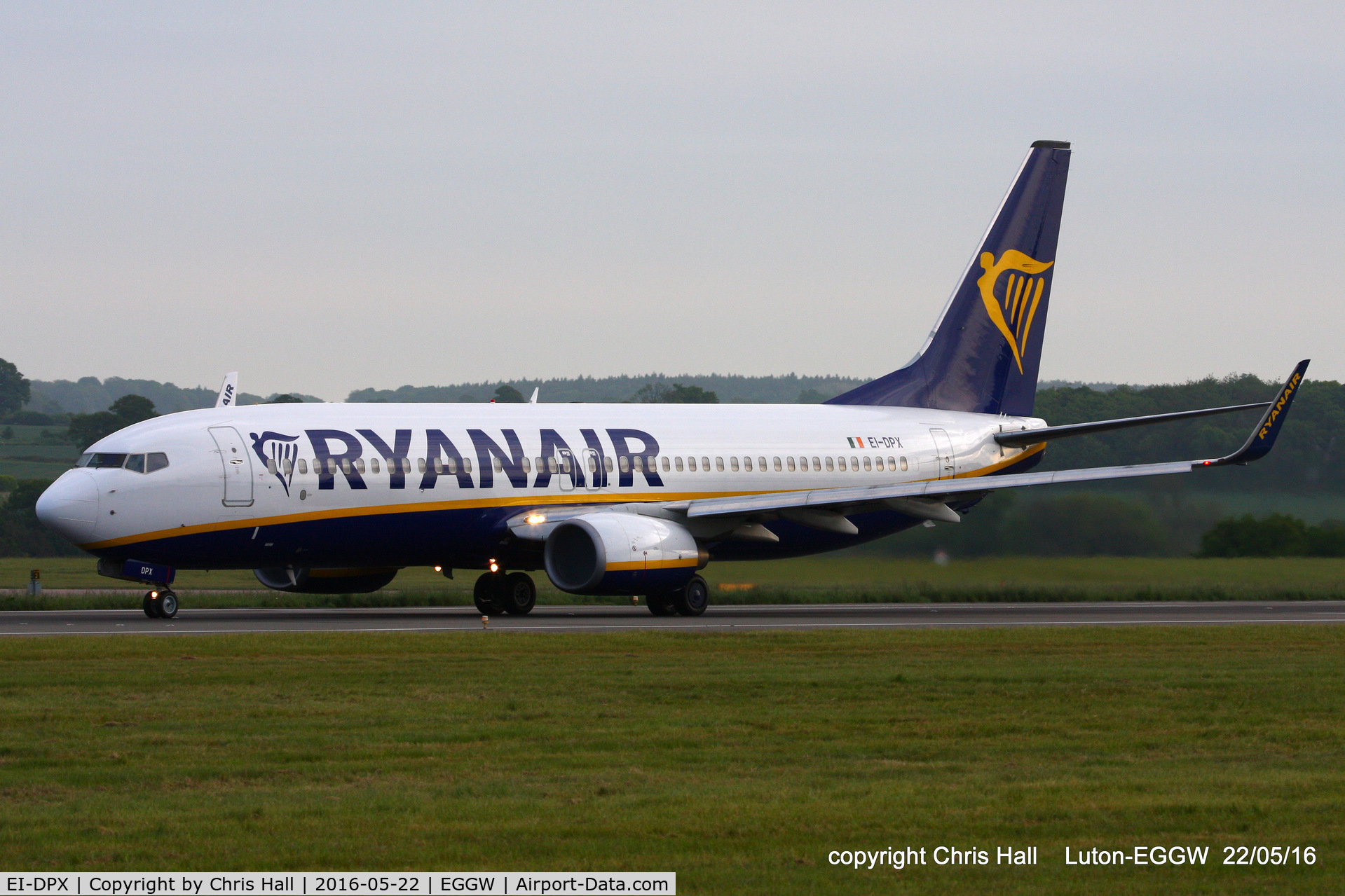 EI-DPX, 2007 Boeing 737-8AS C/N 35553, Ryanair