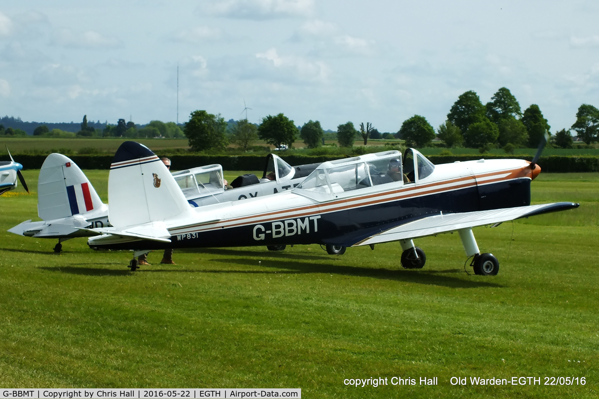 G-BBMT, 1951 De Havilland DHC-1 Chipmunk 22 C/N C1/0712, 70th Anniversary of the first flight of the de Havilland Chipmunk Fly-In at Old Warden