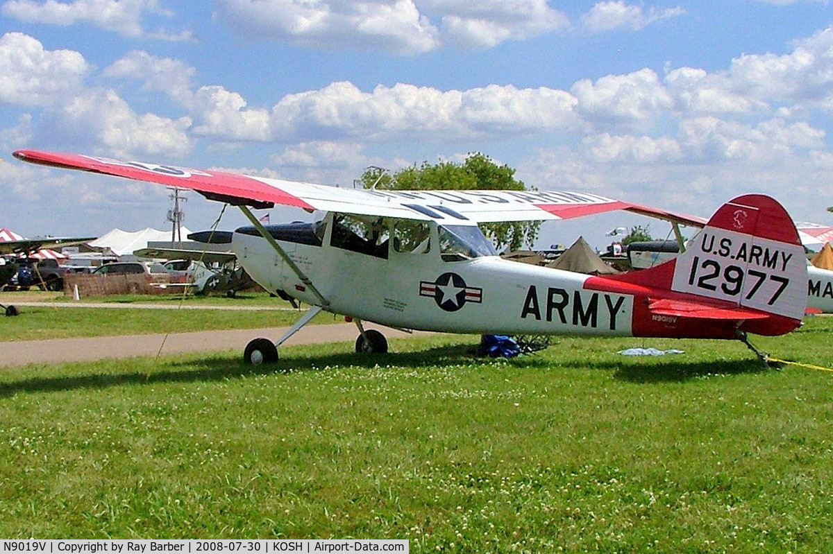 N9019V, 1962 Cessna O-1E Bird Dog C/N 305M-0023, Cessna L-19E Bird Dog [305M-0023] Oshkosh-Wittman Regional Airport~N 30/07/2008