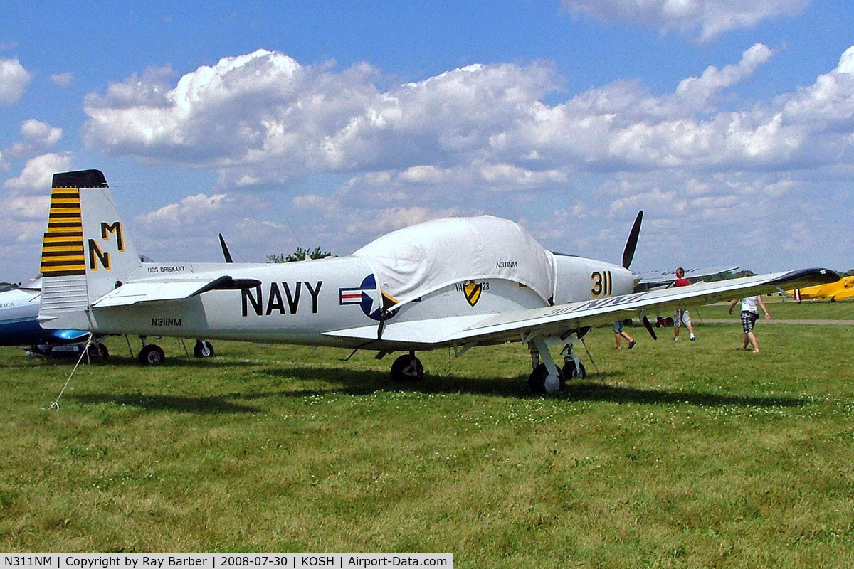 N311NM, 1948 Ryan Navion A C/N NAV-4-1196, North American Navion [NAV-4-1196] Oshkosh-Wittman Regional Airport~N 30/07/2008