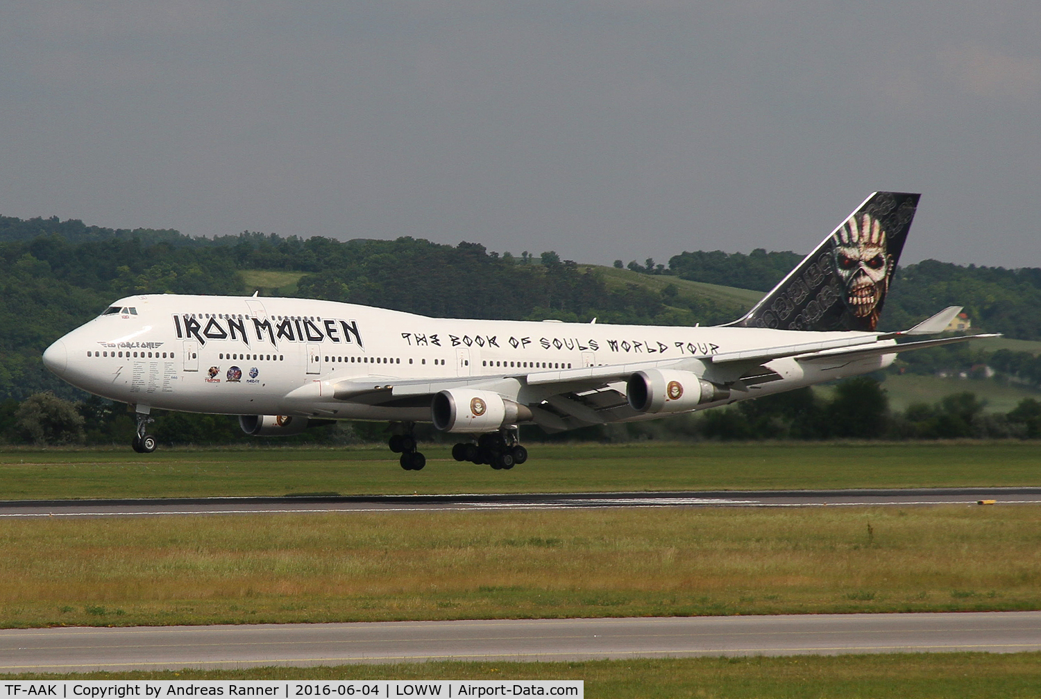 TF-AAK, 2003 Boeing 747-428 C/N 32868, Iron Maiden's Ed Force One (Air Atlanta Icelandic)