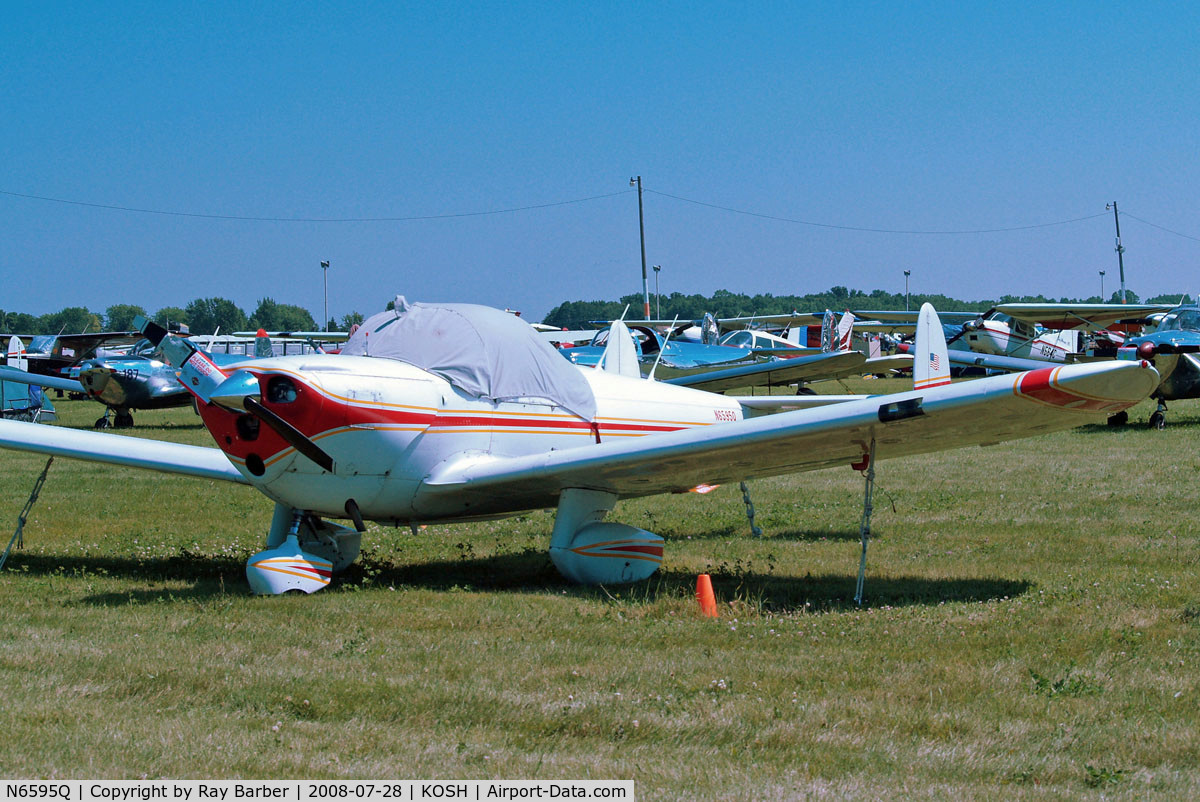 N6595Q, 1966 Alon A2 Aircoupe C/N A-95, Alon A-2 Aircoupe [A-95] Oshkosh-Wittman Regional Airport~N 28/07/2008