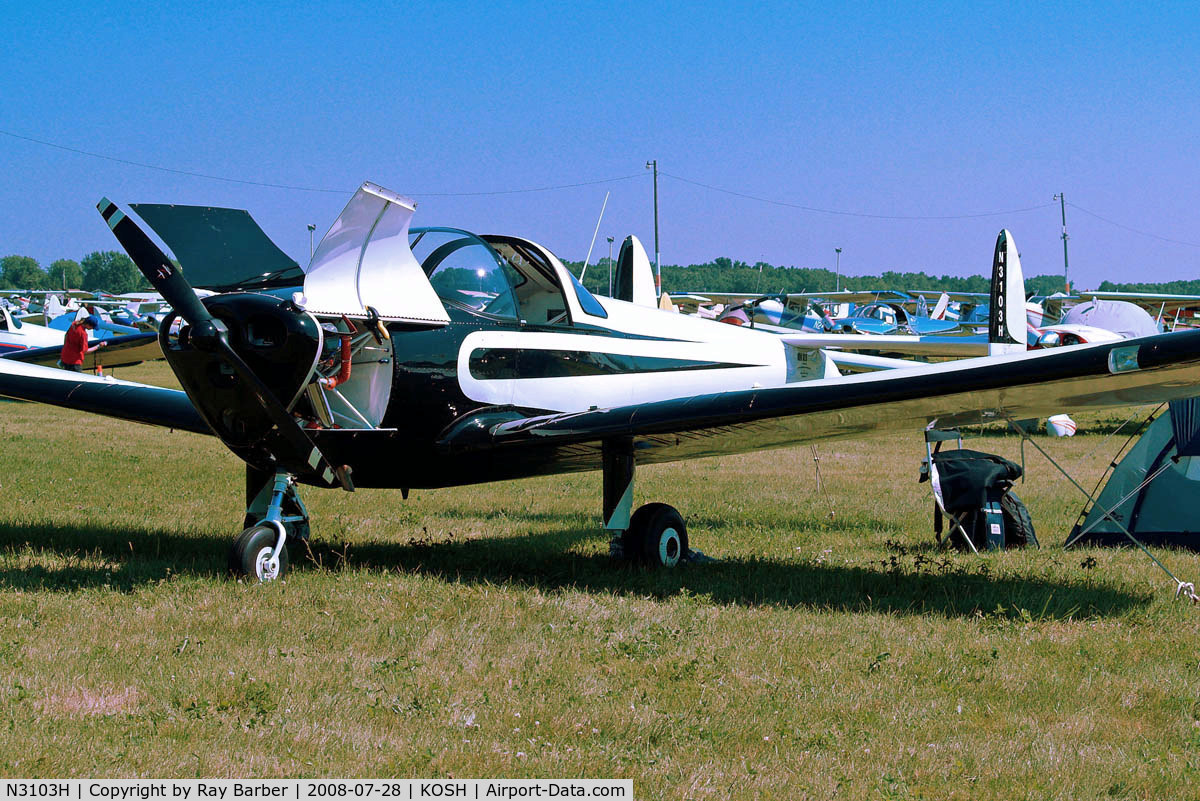 N3103H, 1946 Erco 415D Ercoupe C/N 3728, Erco 415-C Ercoupe [3728] Oshkosh-Wittman Regional Airport~N 28/07/2008