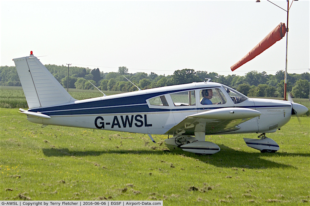 G-AWSL, 1968 Piper PA-28-180 Cherokee C/N 28-4907, At Peterborough Conington