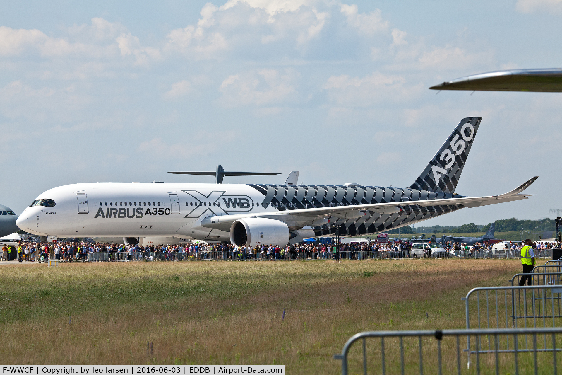 F-WWCF, 2013 Airbus A350-941 C/N 002, Berlin Air Show 3.6.16