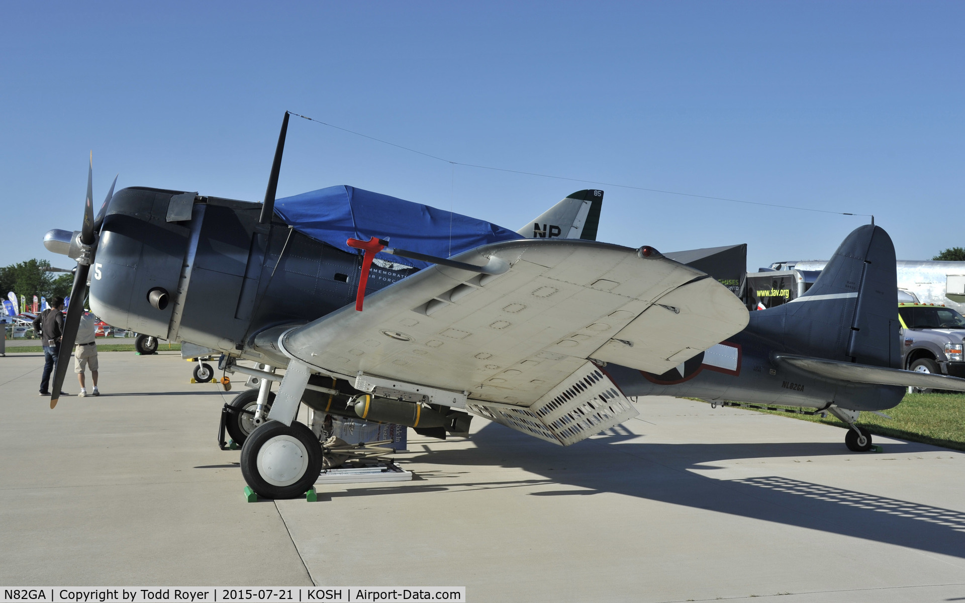 N82GA, Douglas SBD-5 Dauntless C/N 54532, Airventure 2015