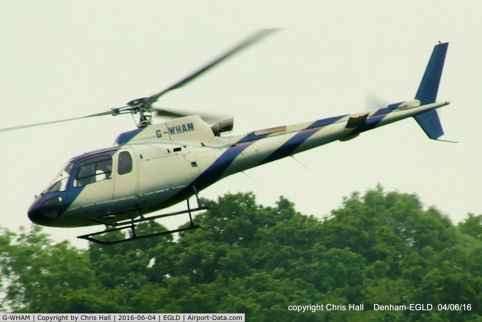 G-WHAM, 2001 Eurocopter AS-350B-3 Ecureuil Ecureuil C/N 3494, at Denham