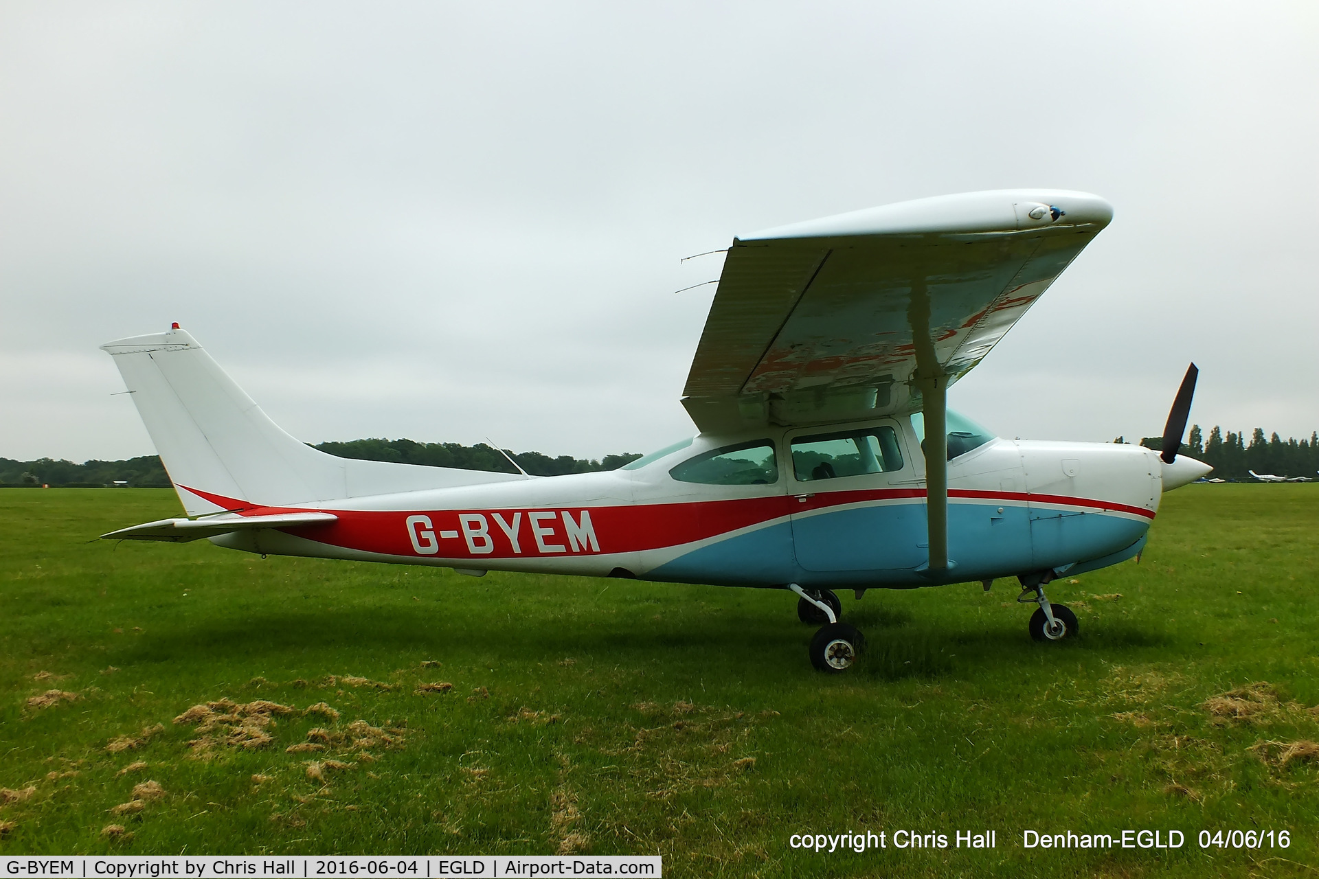 G-BYEM, 1979 Cessna R182 Skylane RG C/N R182-00822, at Denham
