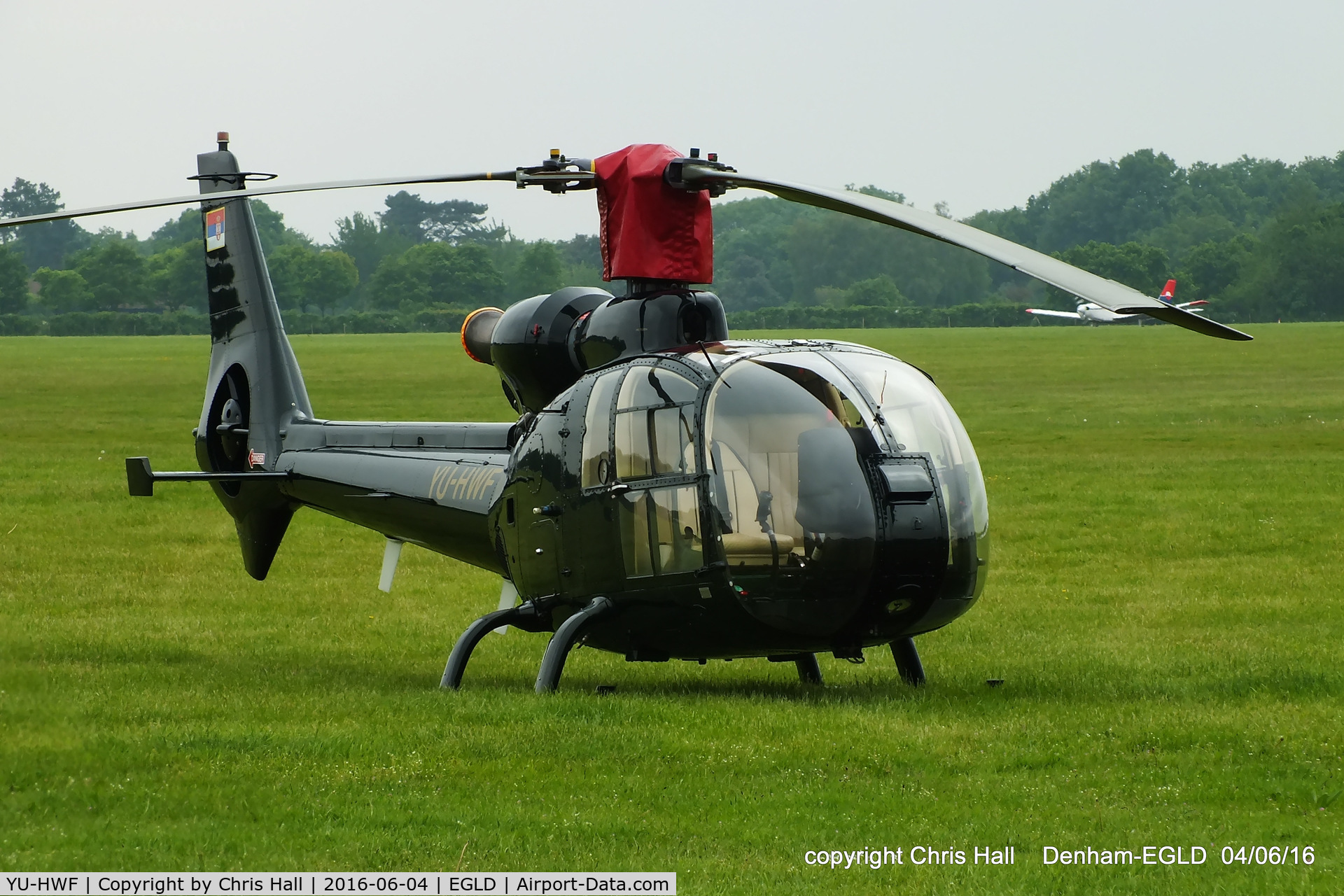 YU-HWF, 1977 Aerospatiale SA-341G Gazelle C/N 1407, at Denham