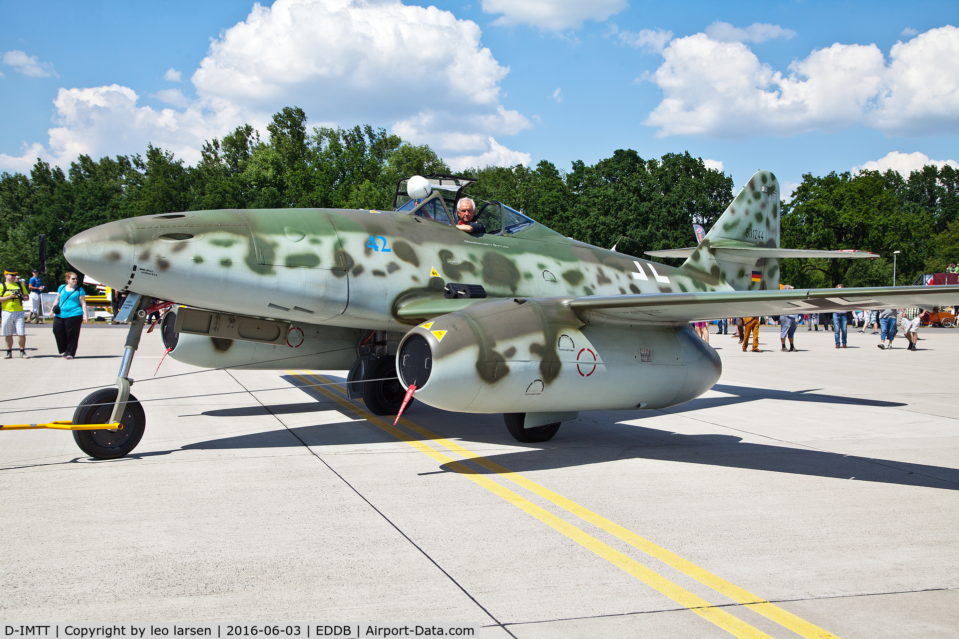 D-IMTT, 2005 Messerschmitt Me-262A-1C Schwalbe Replica C/N 501244, Berlin Air Show 3.6.16