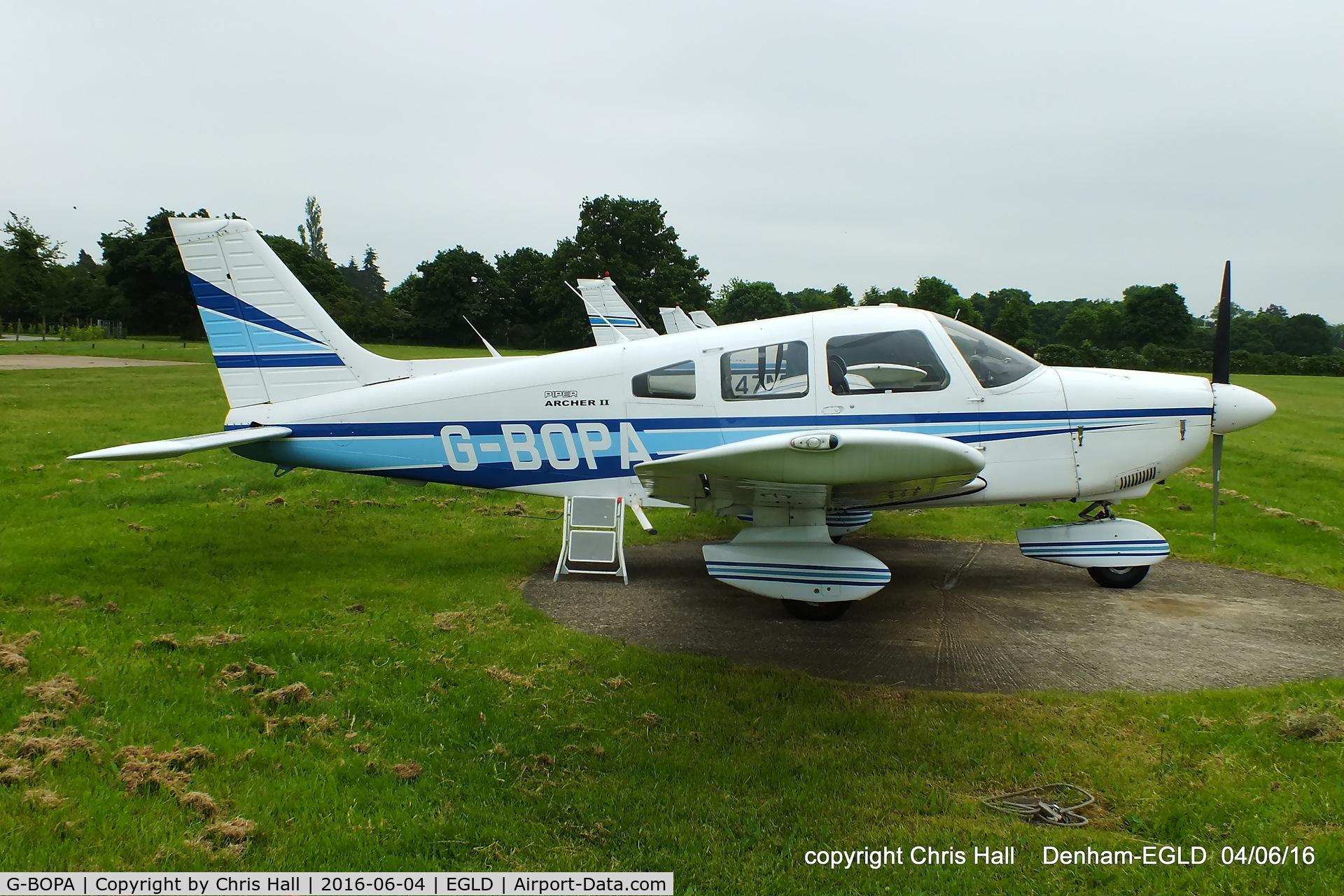 G-BOPA, 1984 Piper PA-28-181 Cherokee Archer II C/N 28-8490024, at Denham