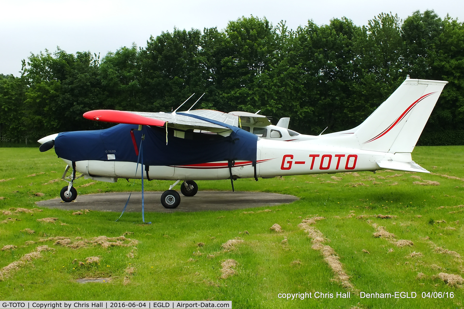 G-TOTO, 1972 Reims F177RG Cardinal RG C/N 0049, at Denham