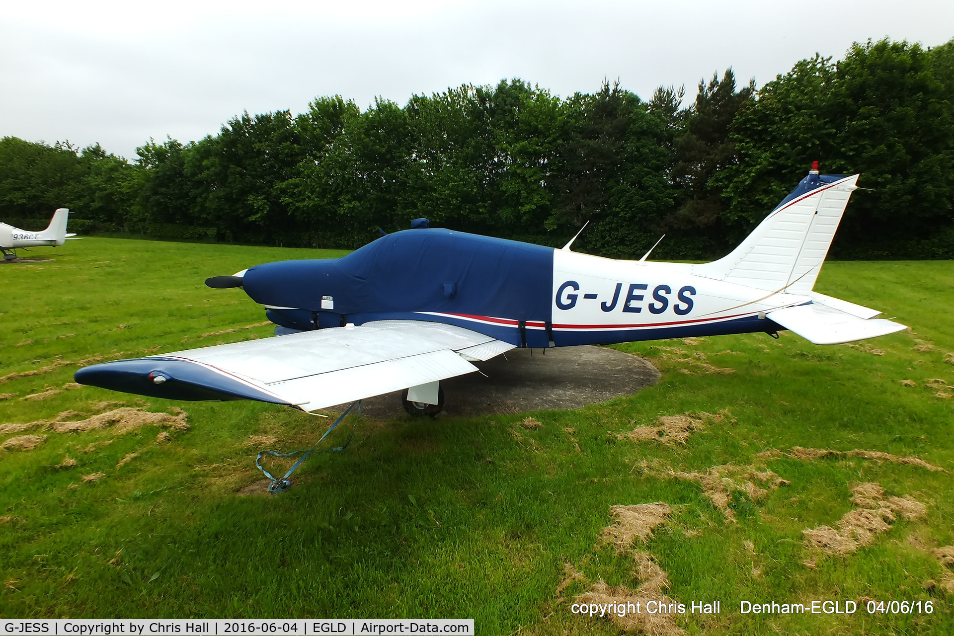 G-JESS, 1978 Piper PA-28R-201T Cherokee Arrow III C/N 28R-7803334, at Denham