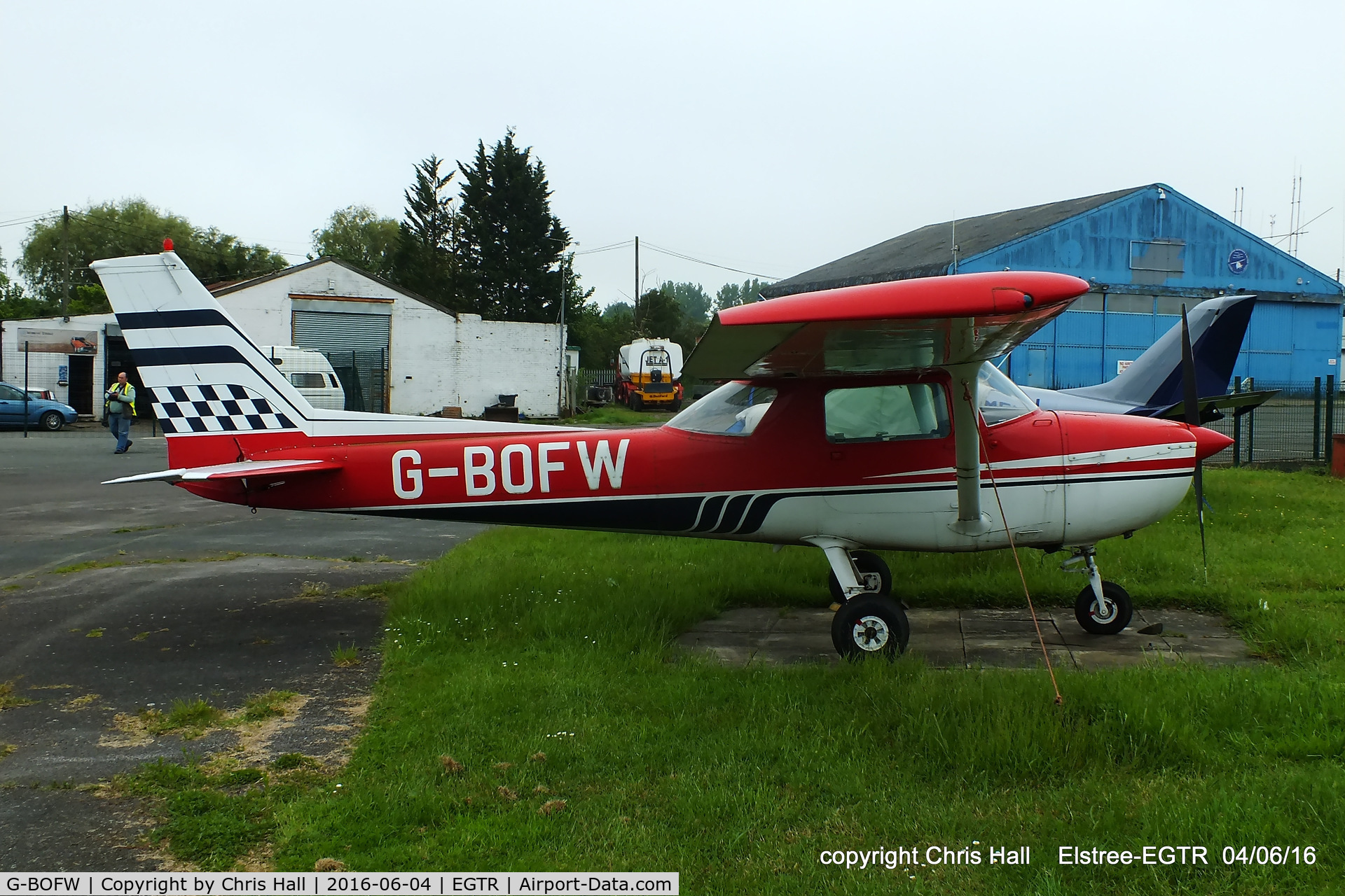 G-BOFW, 1975 Cessna A150M Aerobat C/N A150-0612, at Elstree