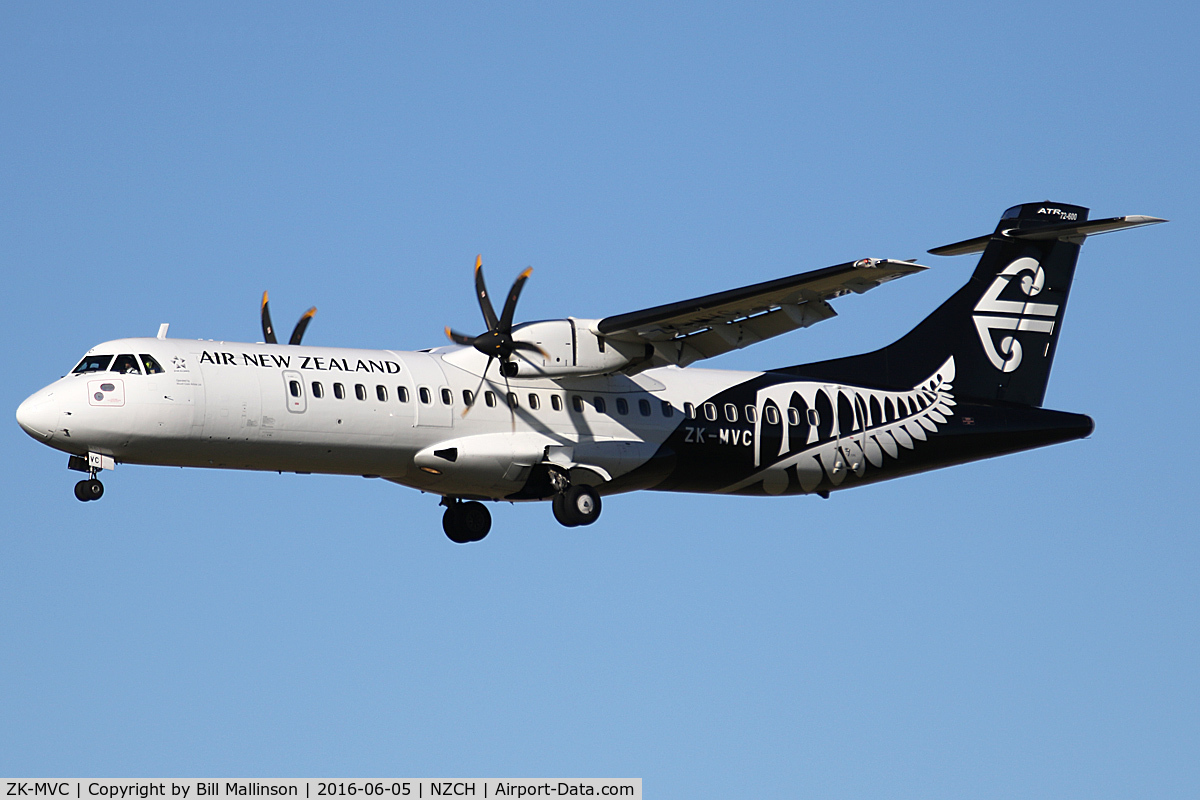 ZK-MVC, 2013 ATR 72-600 C/N 1084, NZ5353 from PMR