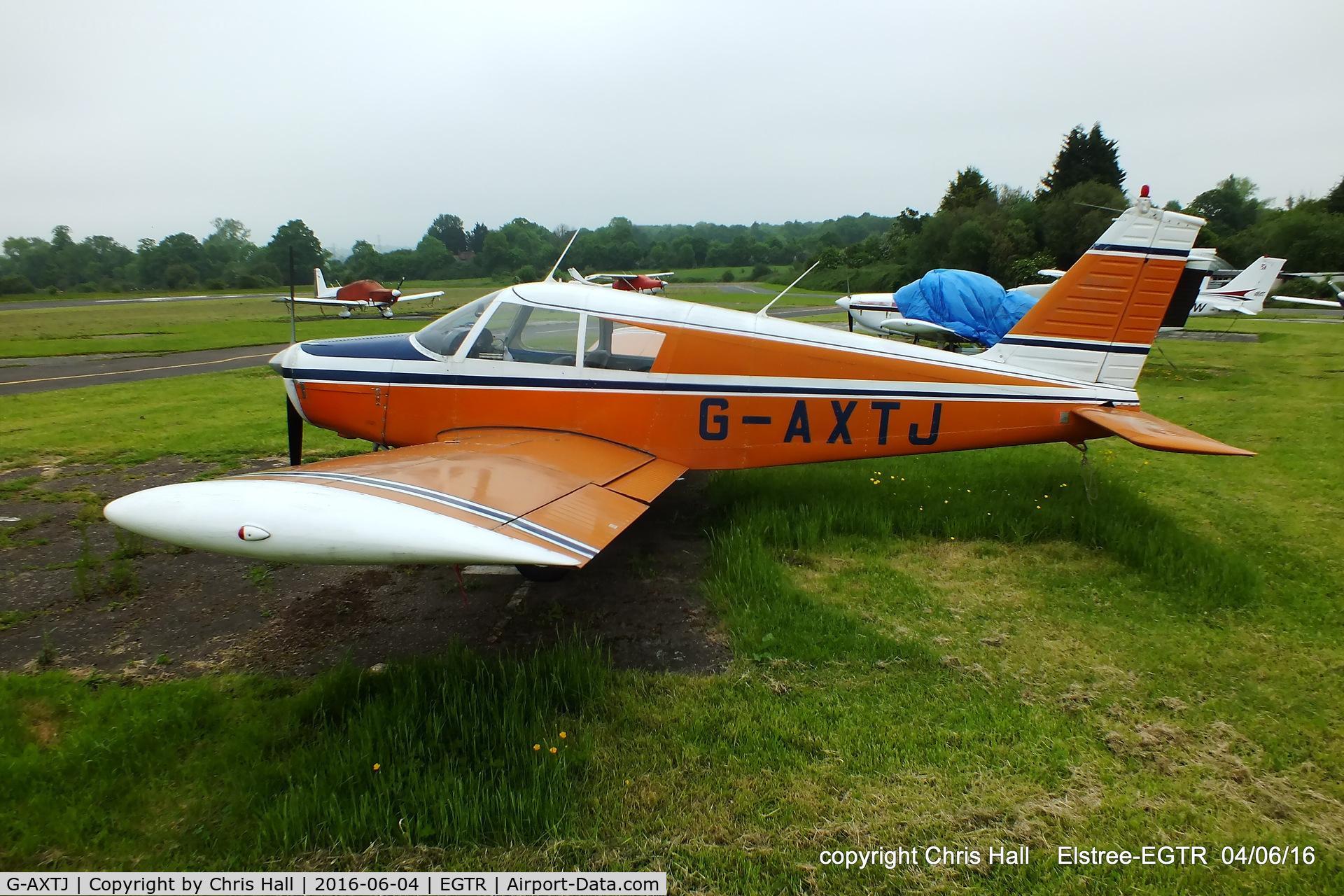 G-AXTJ, 1969 Piper PA-28-140 Cherokee B C/N 28-26241, at Elstree