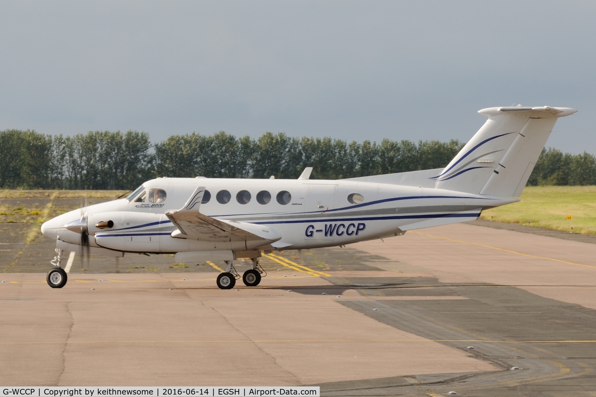 G-WCCP, 1988 Beech B200 Super King Air King Air C/N BB-1295, Nice Visitor.