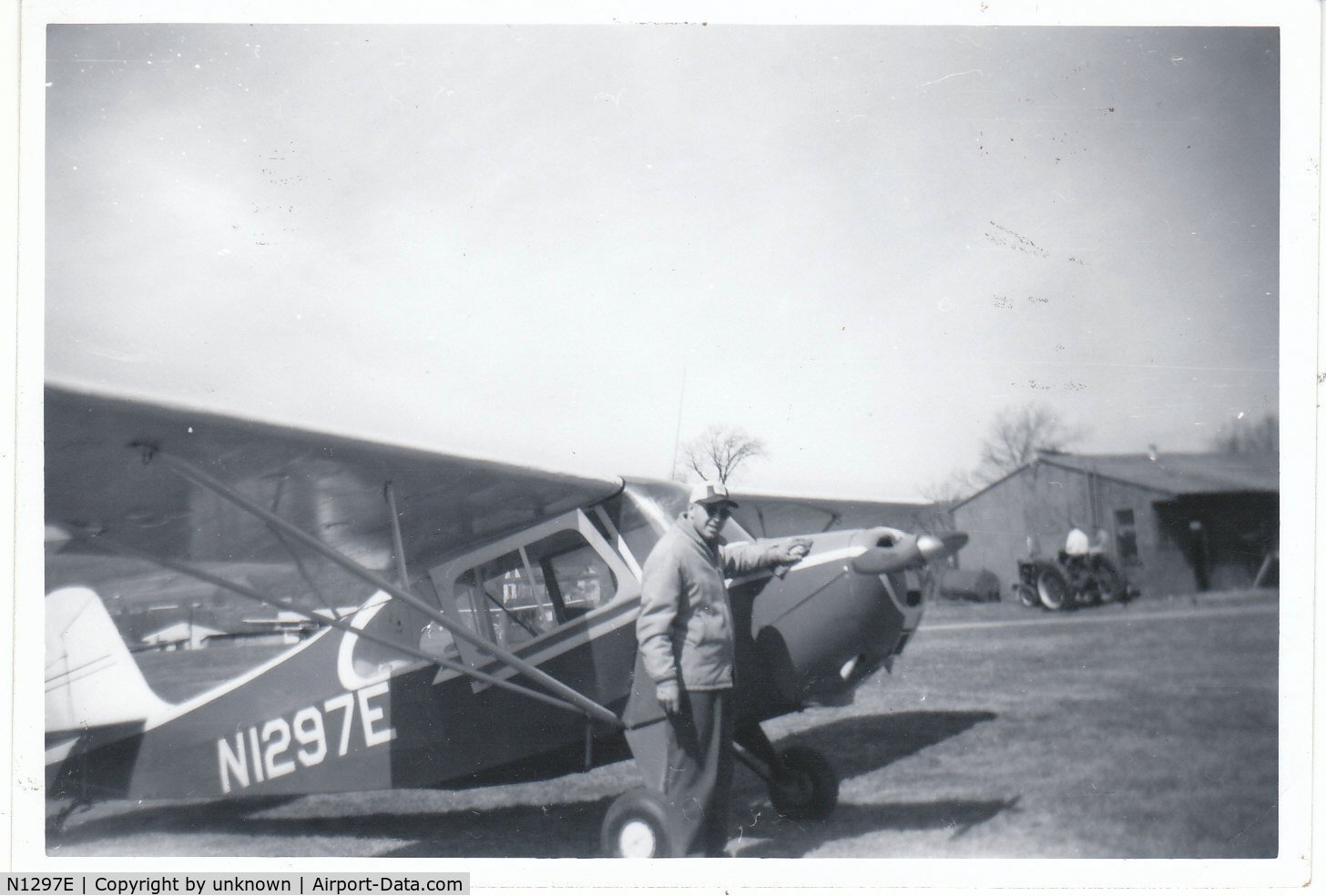 N1297E, 1946 Aeronca 7AC Champion C/N 7AC-4857, This was my Dad's plane back in the early 1960's my brother, myself and dad are in the picture - the photo was taken at an old airfield  called Brizee-Harmon field owned at the time by Roy Harmon on Marsh Rd. just outside Rochester, NY